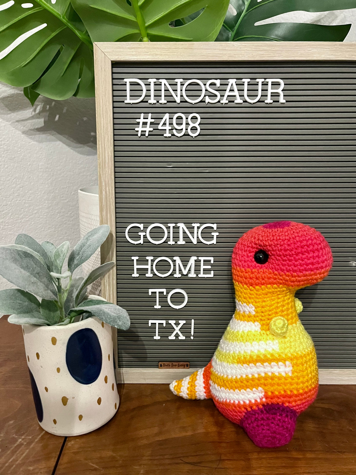 Sunset Ombré - Chubby Dinosaur
