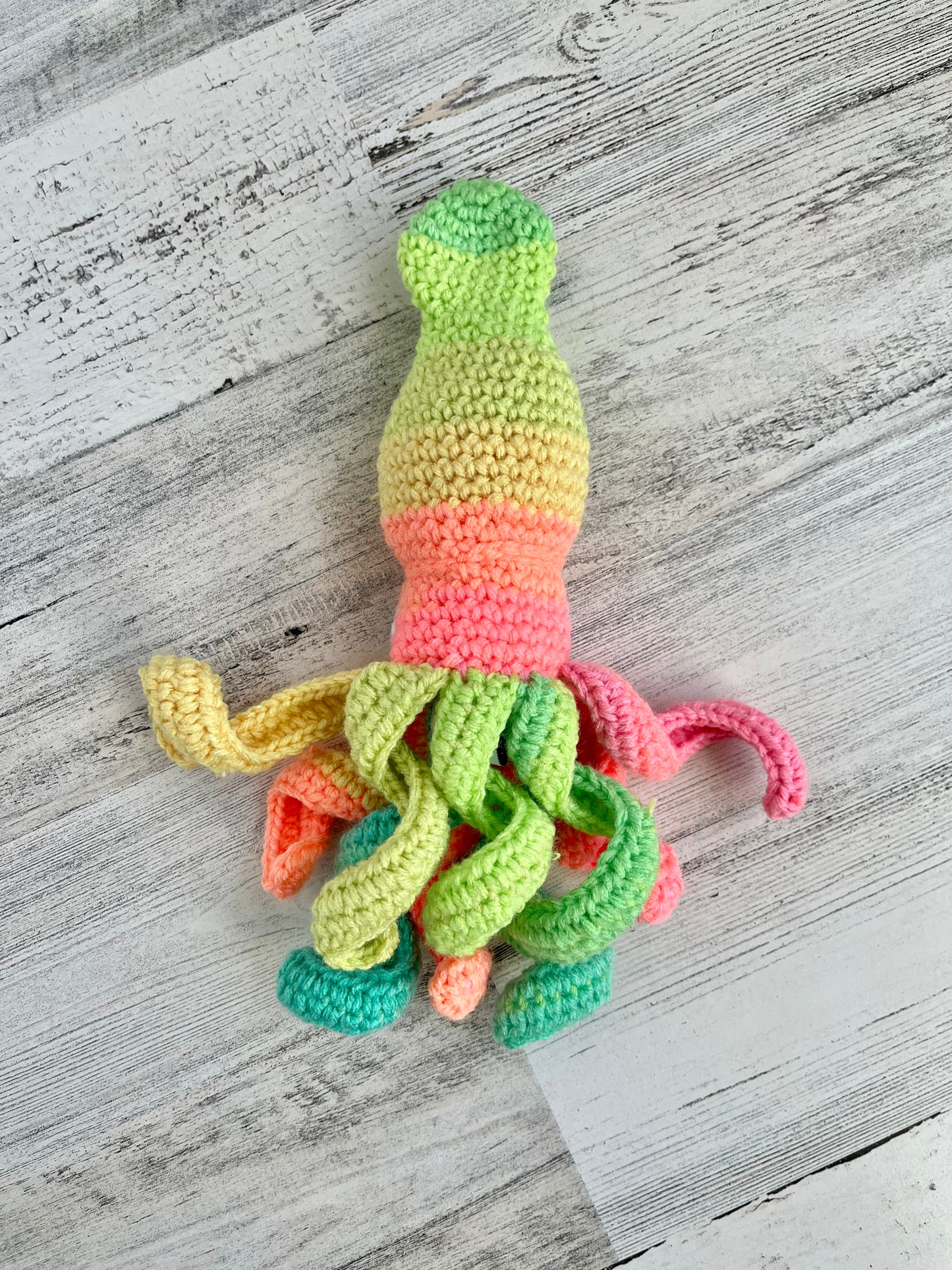 Retro Pastel Squid