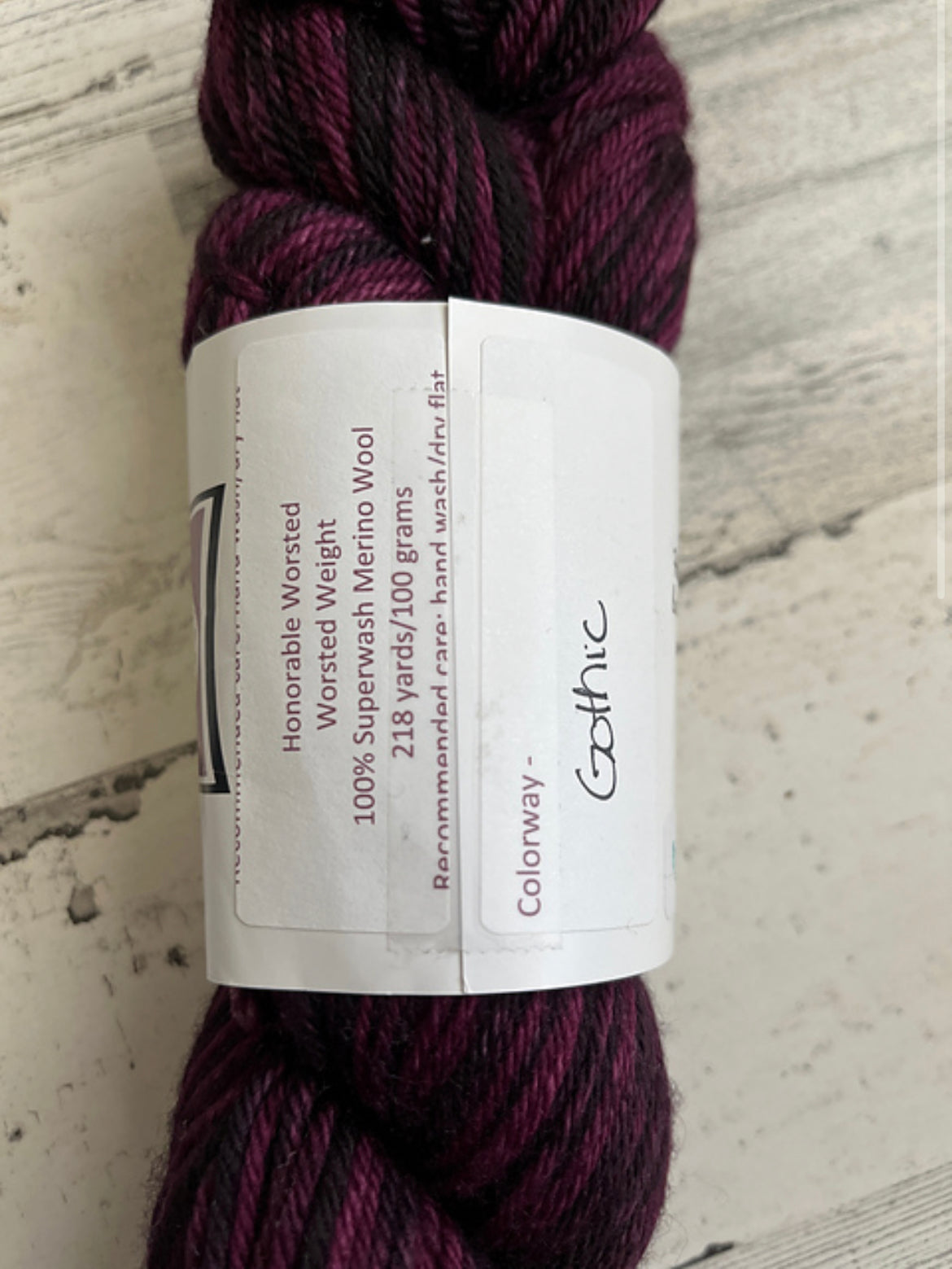 Cameo Yarns Honorable Worsted - Gothic