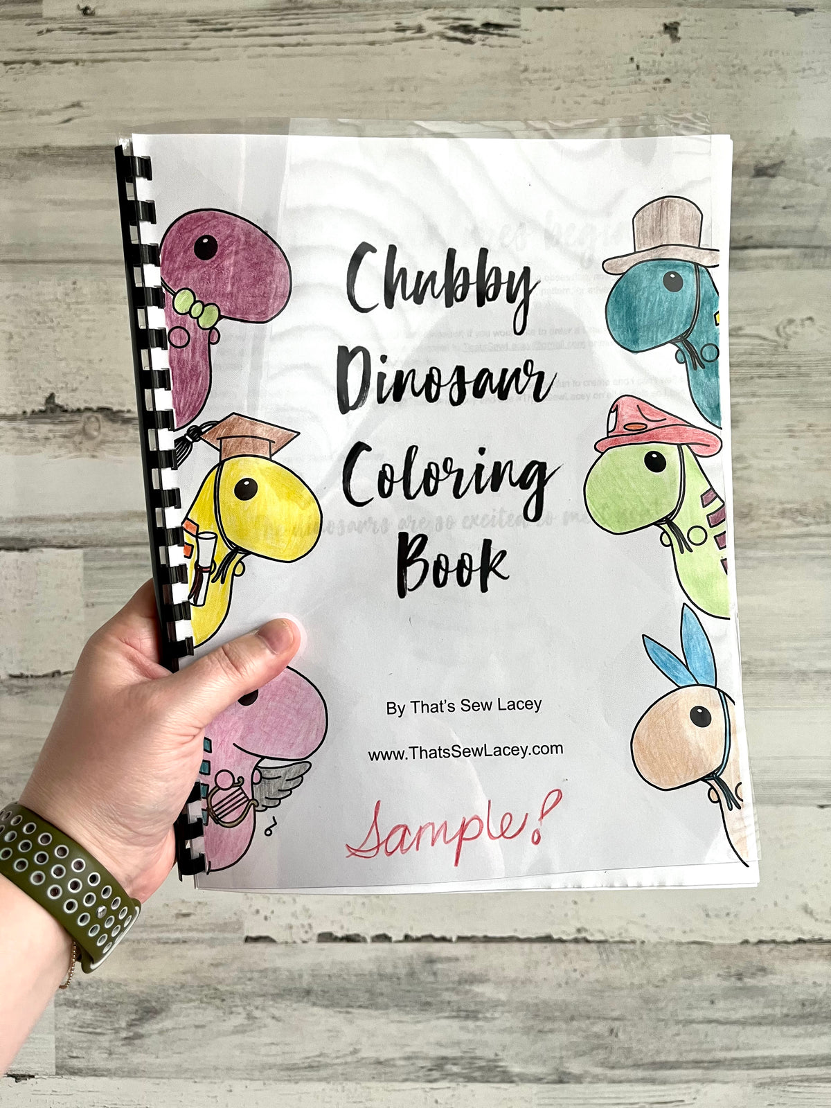 Chubby Dinosaur Coloring Book (Physical Copy)