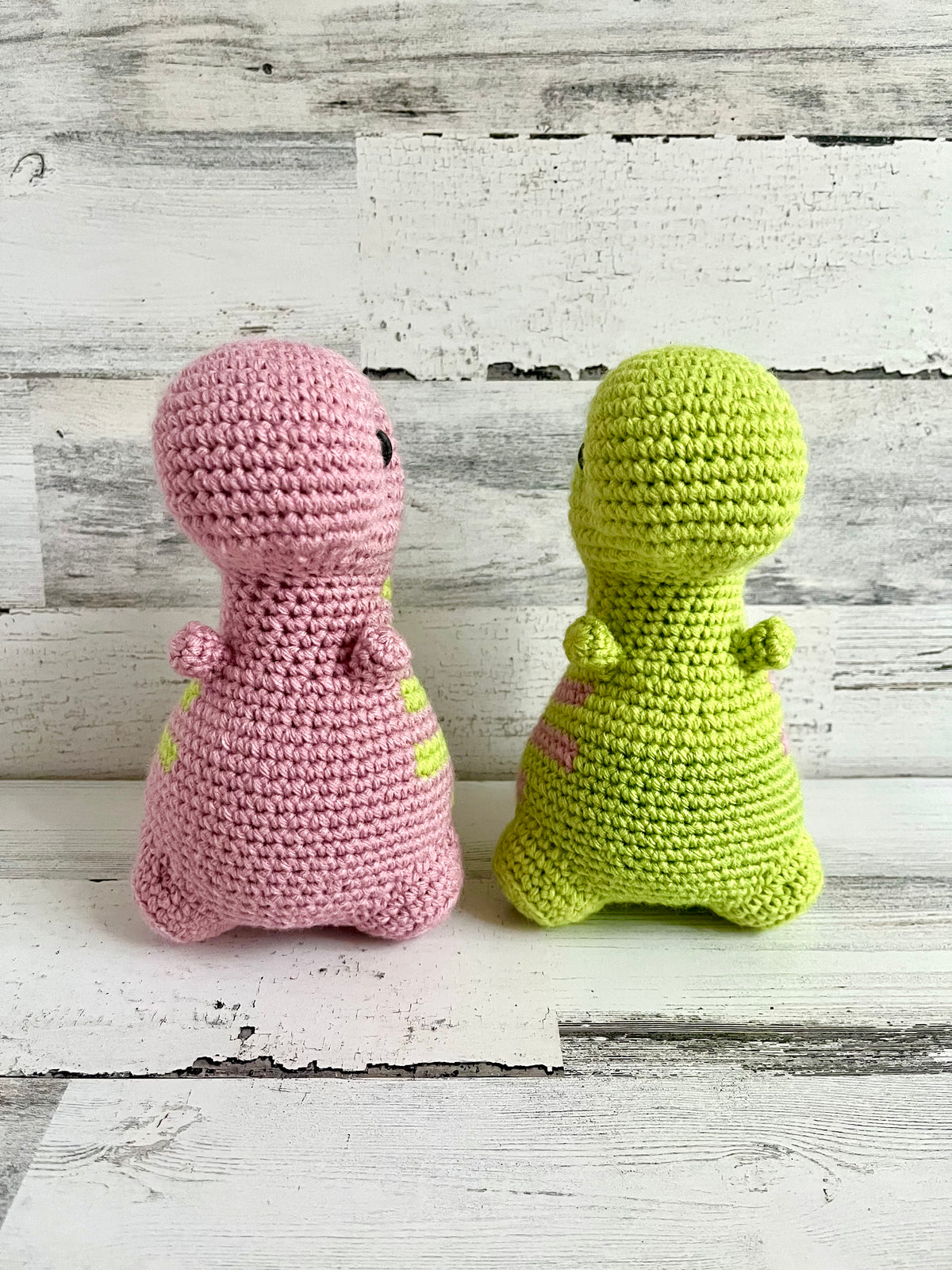 Lime and Pink - Chubby Dinosaur