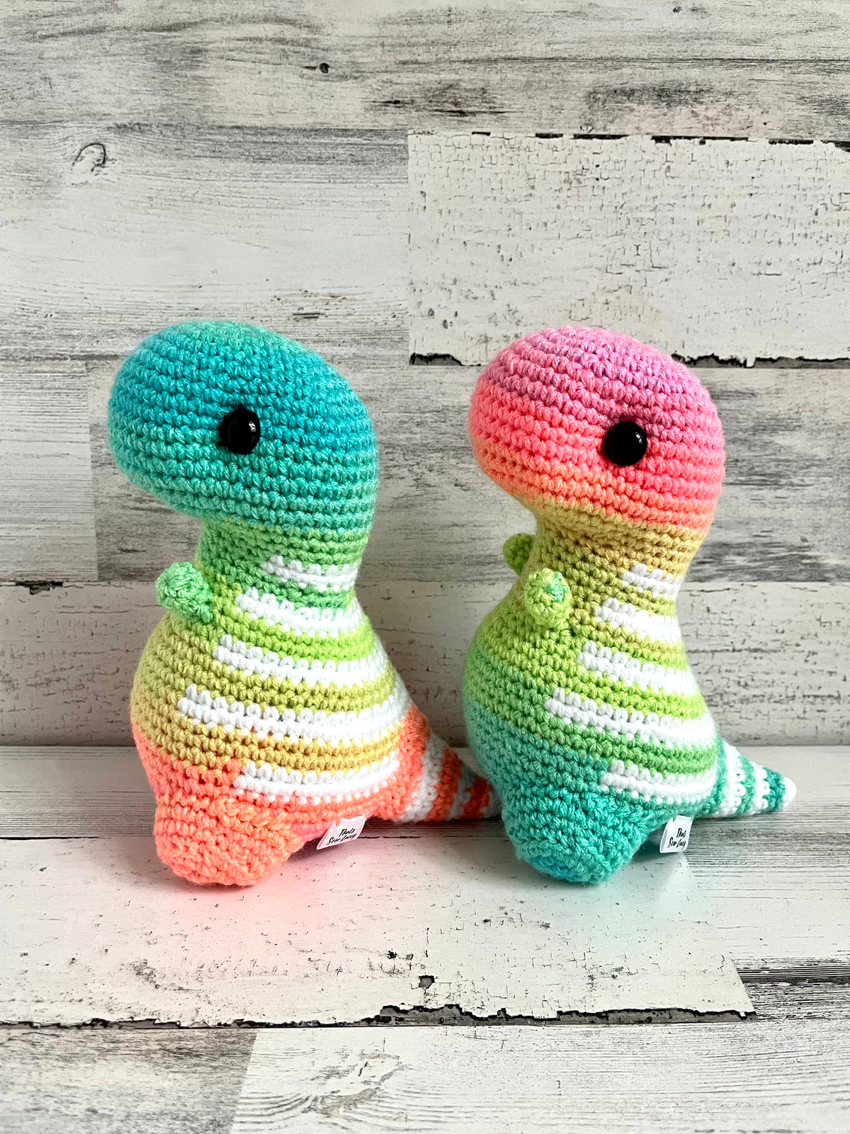 Pastel Ombré- Chubby Dinosaur