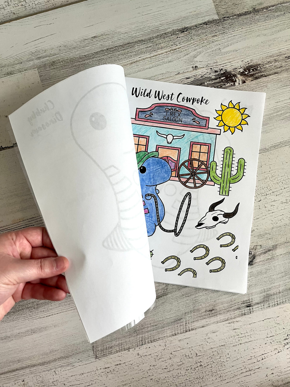 Chubby Dinosaur Coloring Book (Physical Copy)