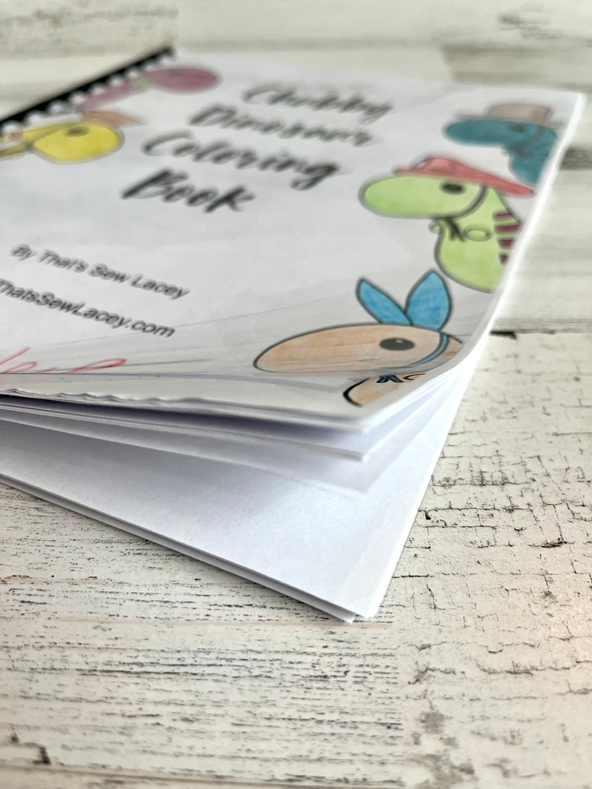 Chubby Dinosaur Coloring Book (Physical Copy)