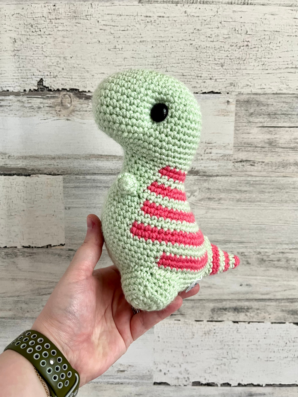 Mint & Tropical Pink - Chubby Dinosaur