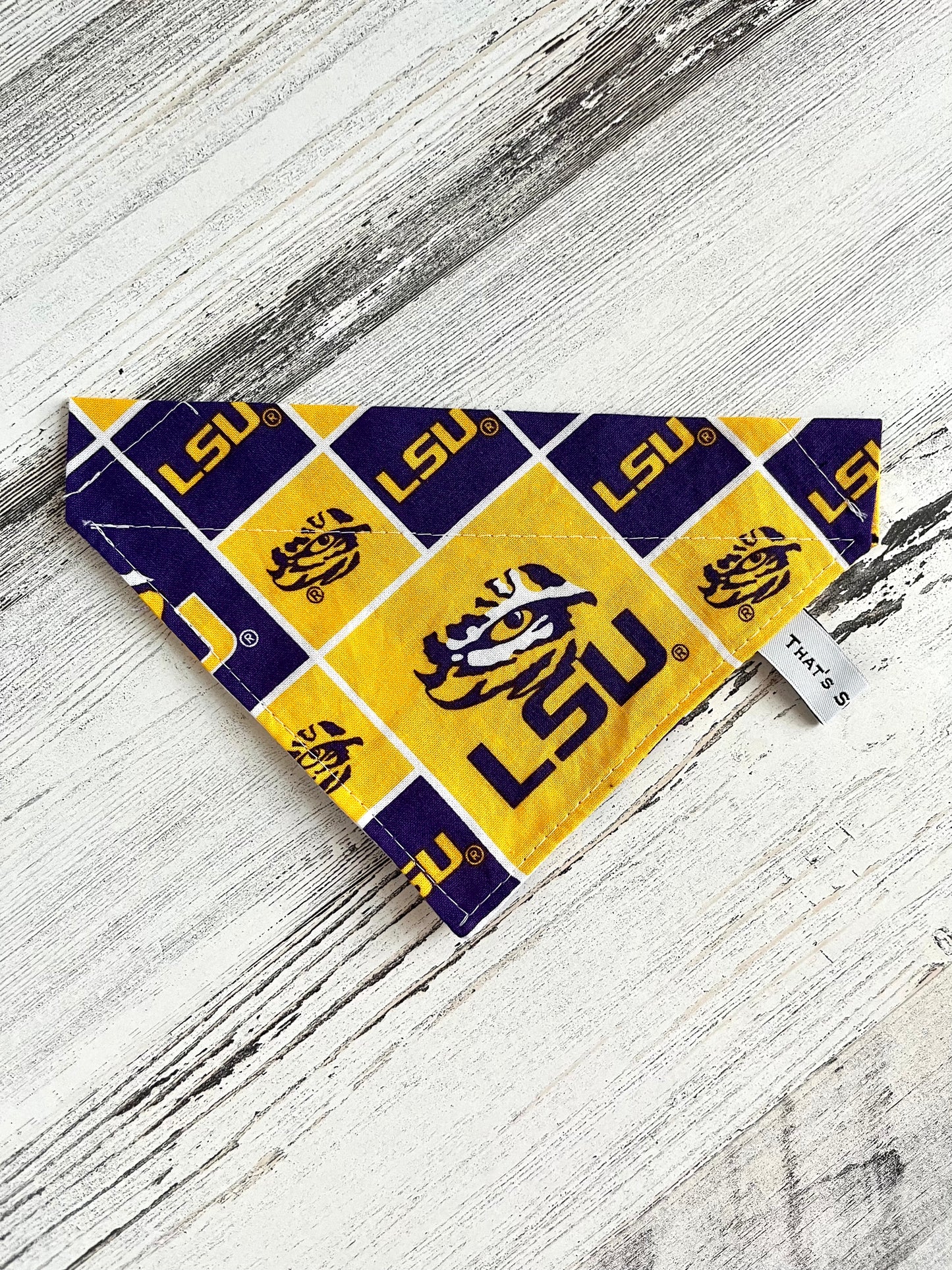 LSU Louisiana State University - Slip On Pet Bandana