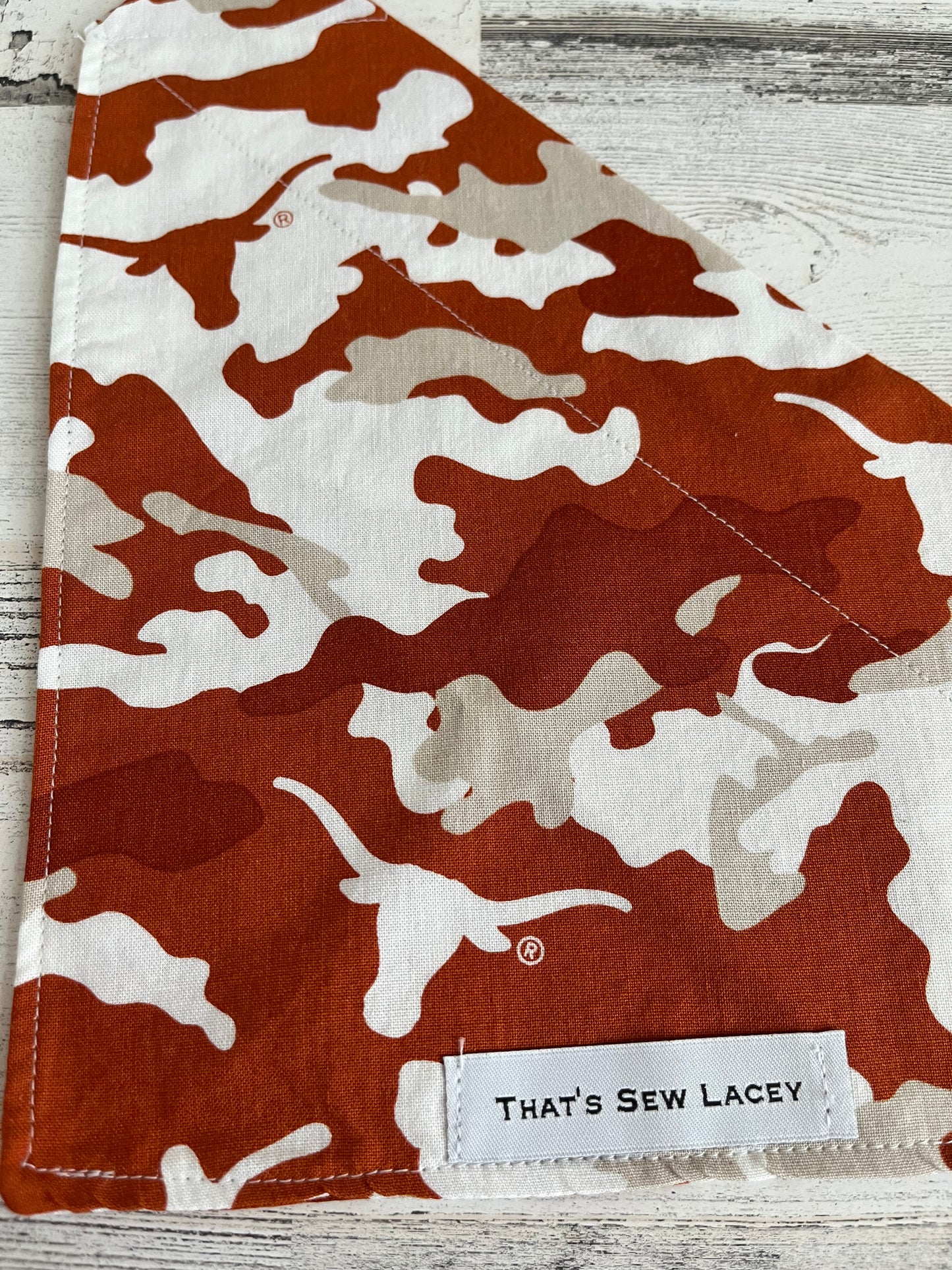 Camo - UT University of Texas - Slip On Pet Bandana