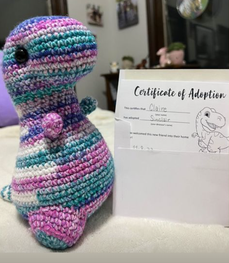 Adoption Certificate - Dinosaur Accessories
