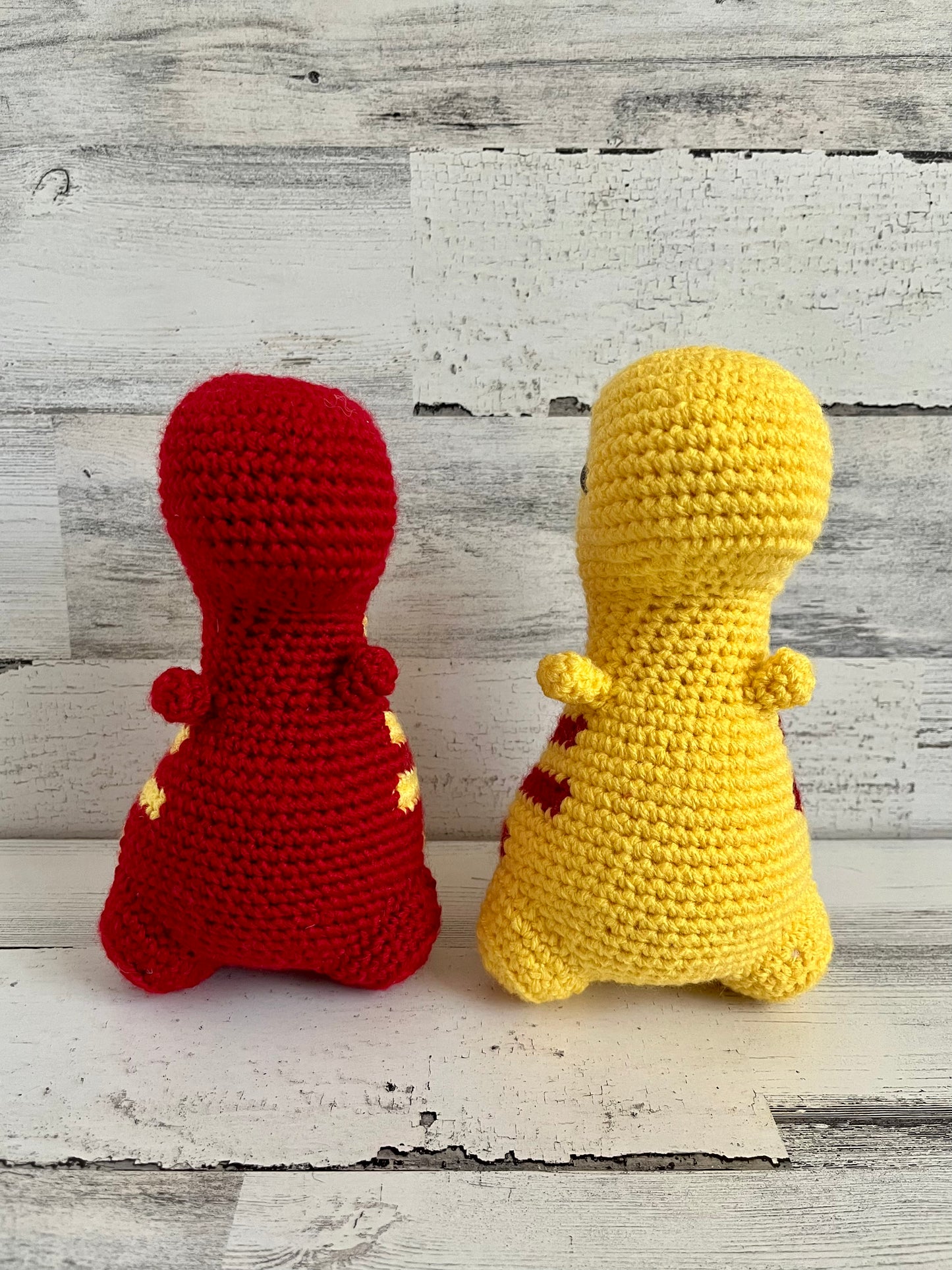 Red & Yellow - Chubby Dinosaur
