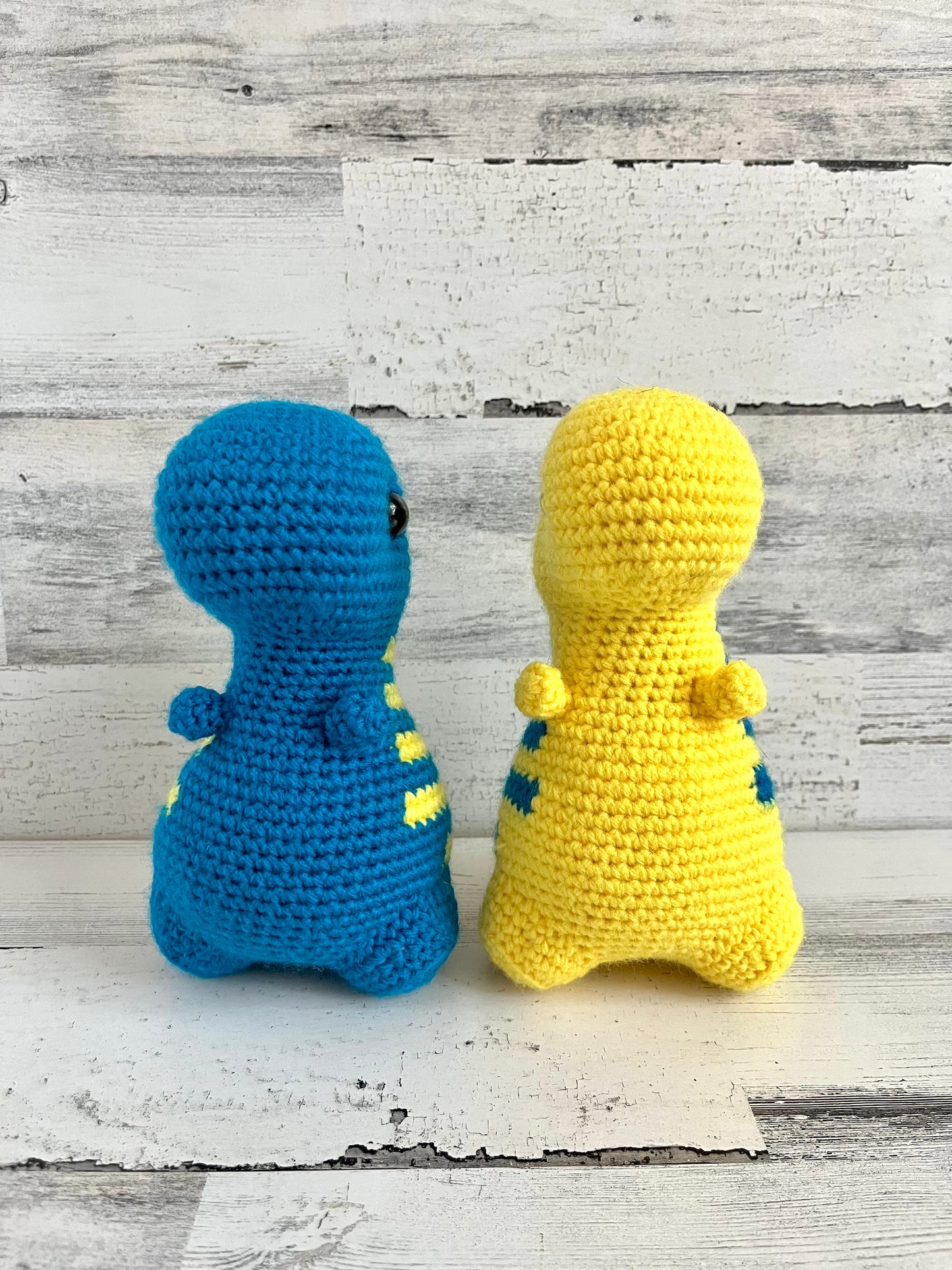 Sapphire & Yellow - Chubby Dinosaur