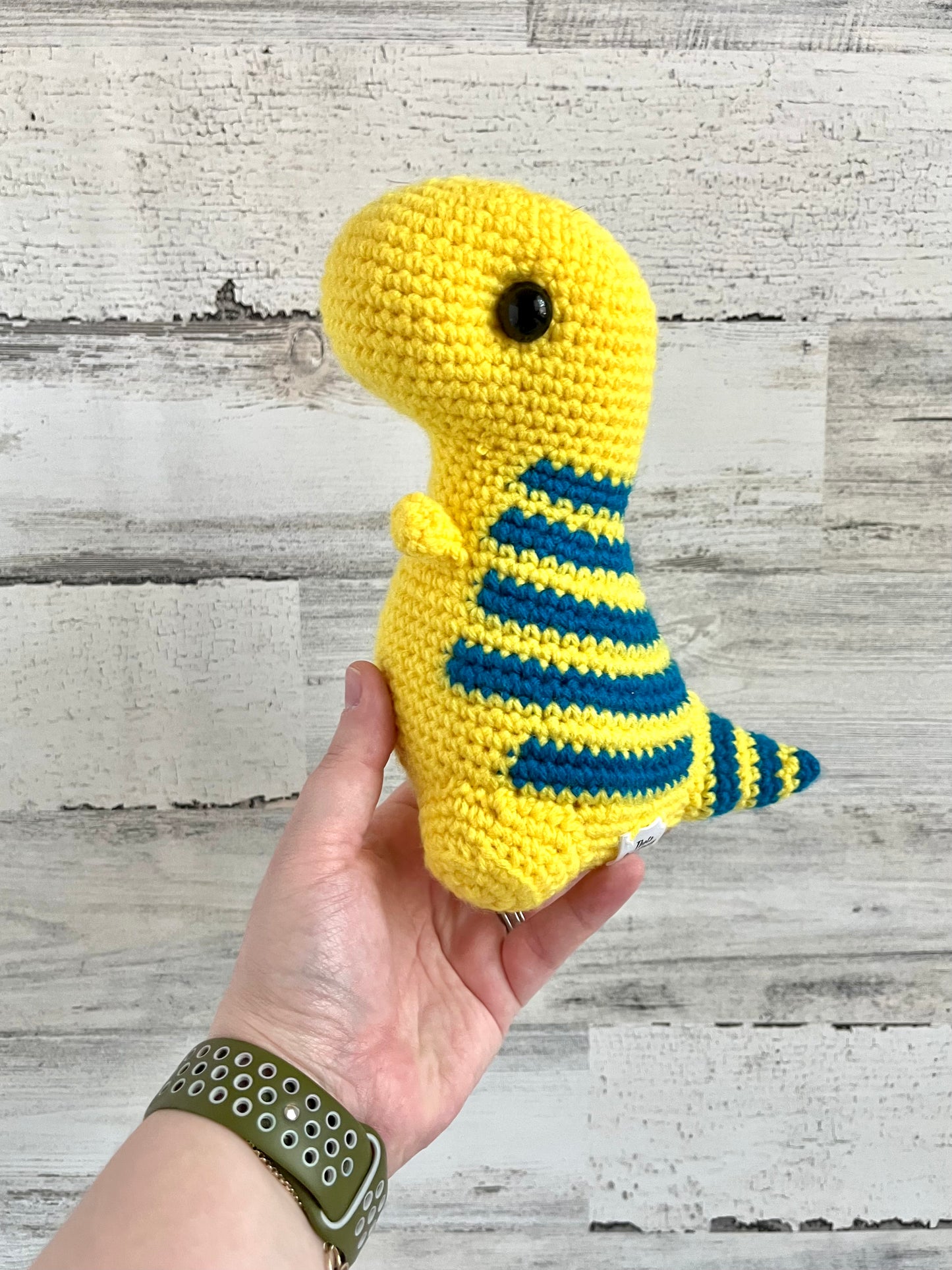 Sapphire & Yellow - Chubby Dinosaur