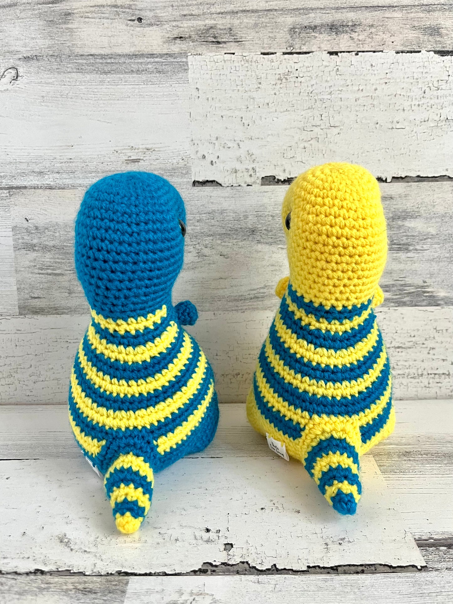 Sapphire & Yellow - Chubby Dinosaur