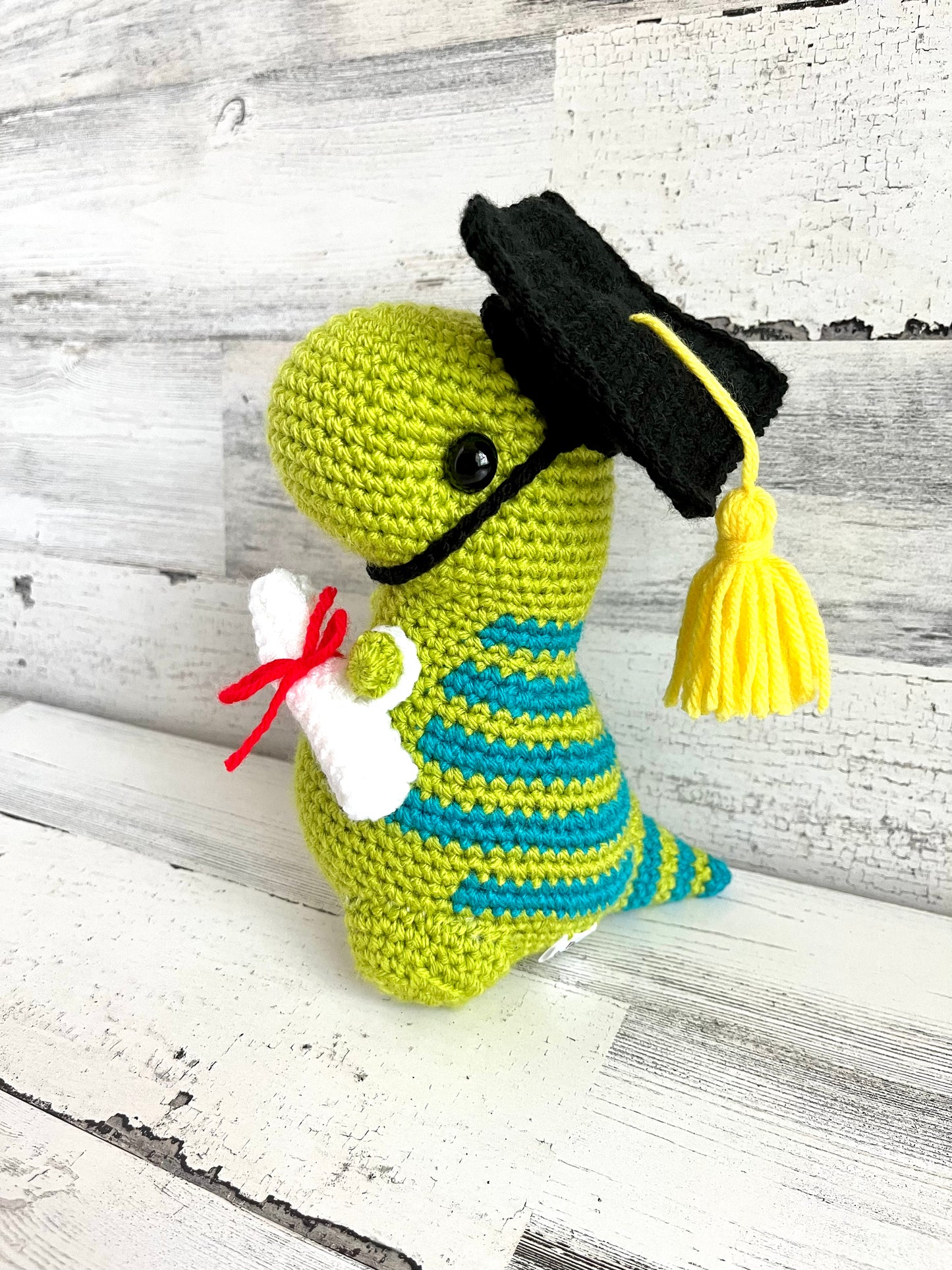 Graduation Cap & Diploma - Dinosaur Accessories