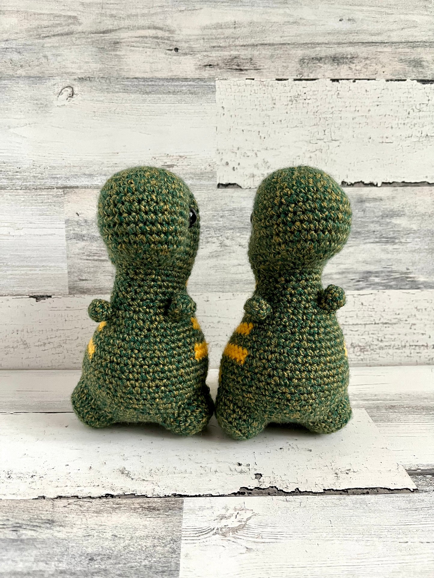Gold Speckled Green - Chubby Dinosaur