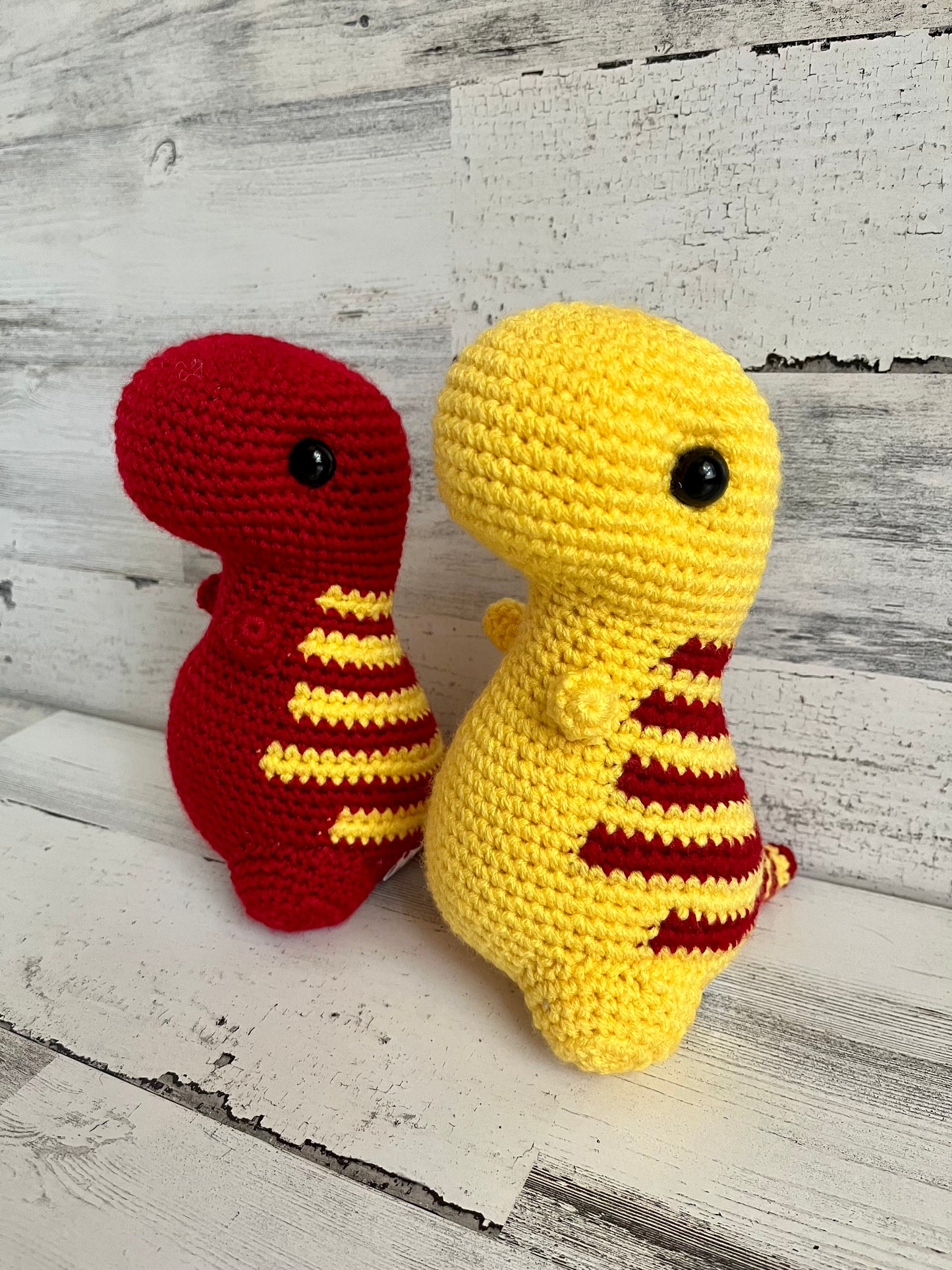 Red & Yellow - Chubby Dinosaur