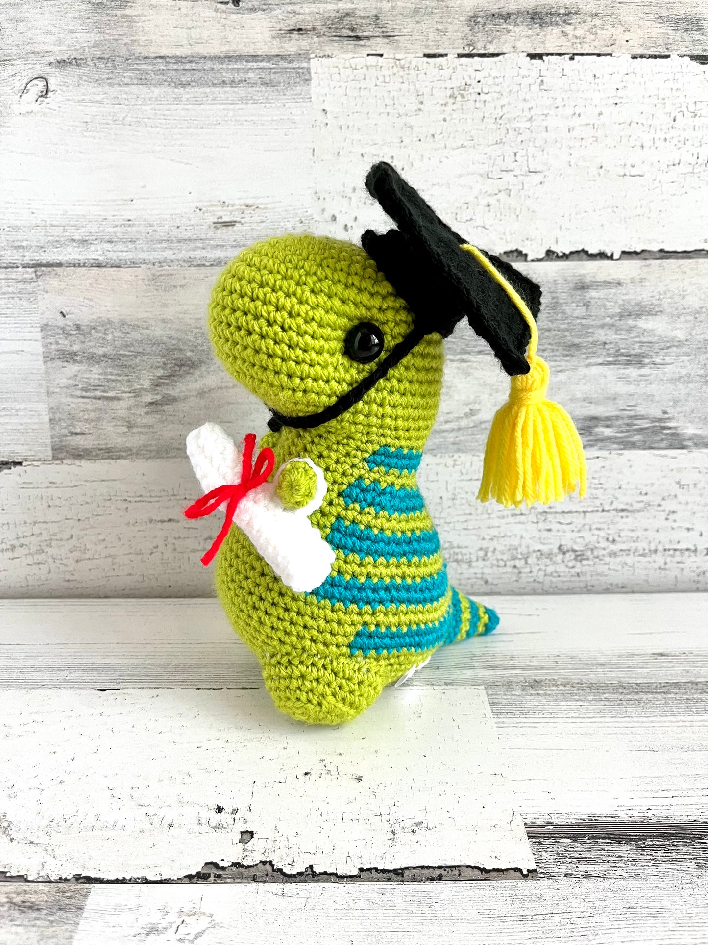 Graduation Cap & Diploma - Dinosaur Accessories