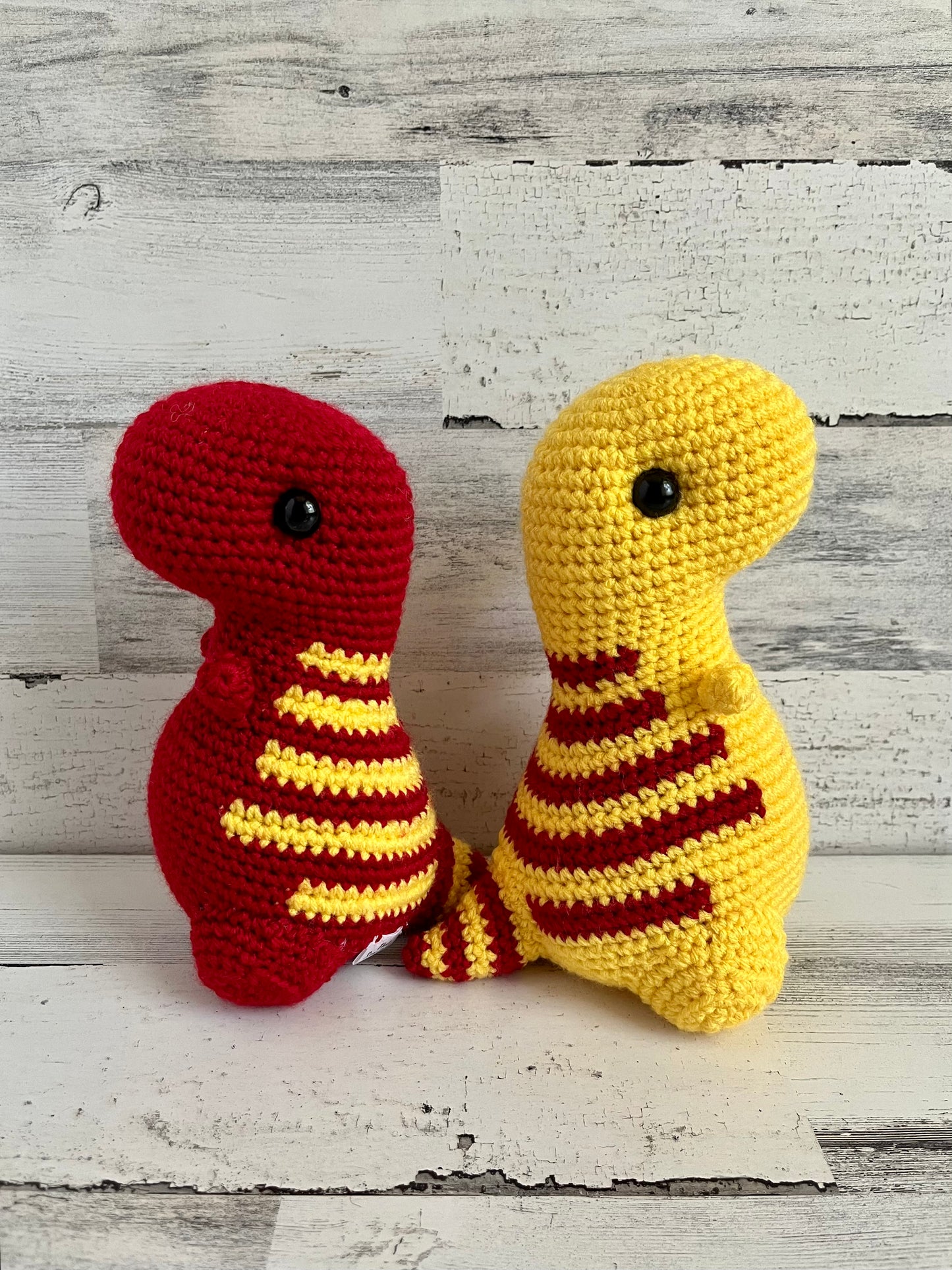 Red & Yellow - Chubby Dinosaur