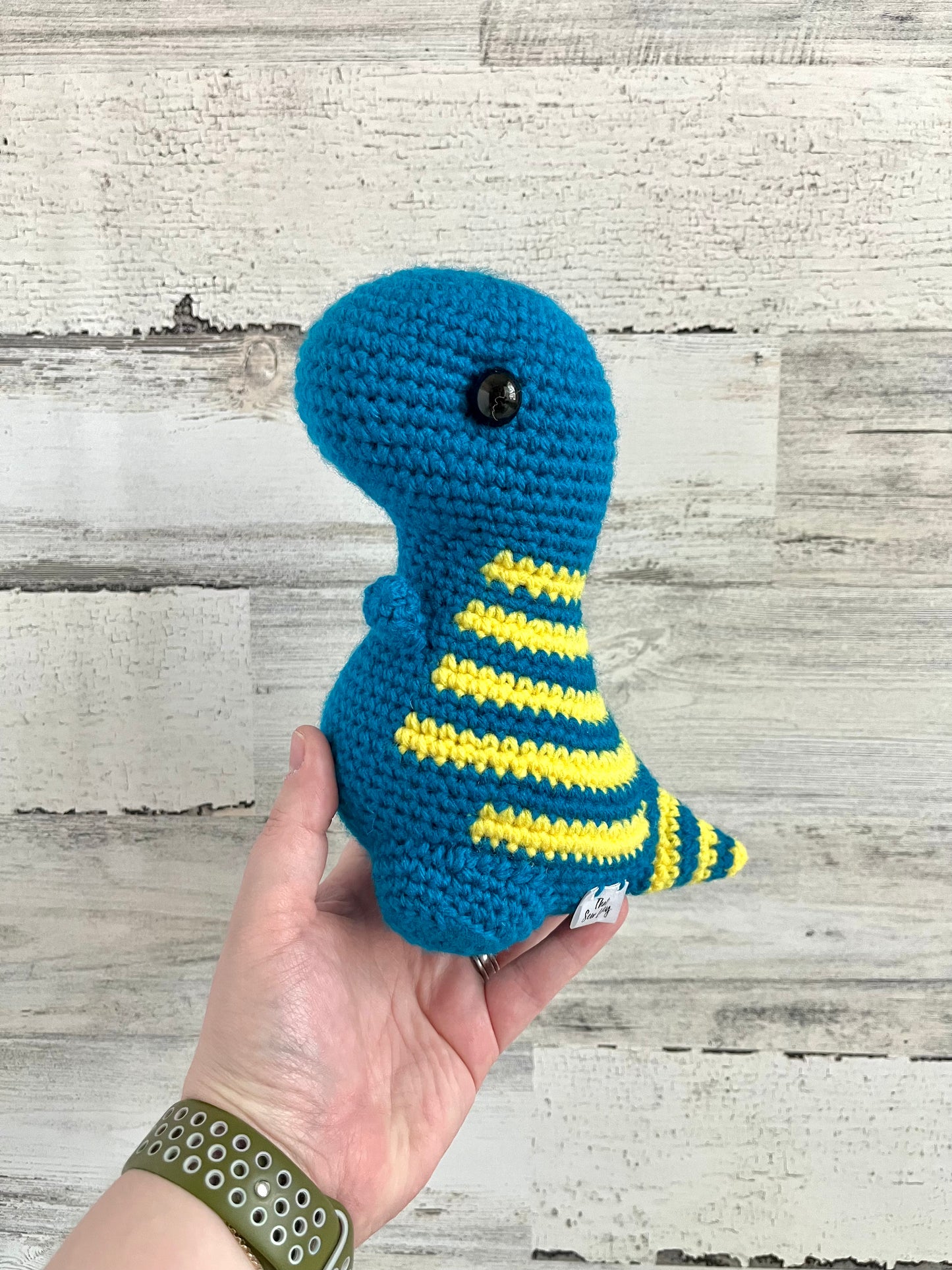 Sapphire & Yellow - Chubby Dinosaur