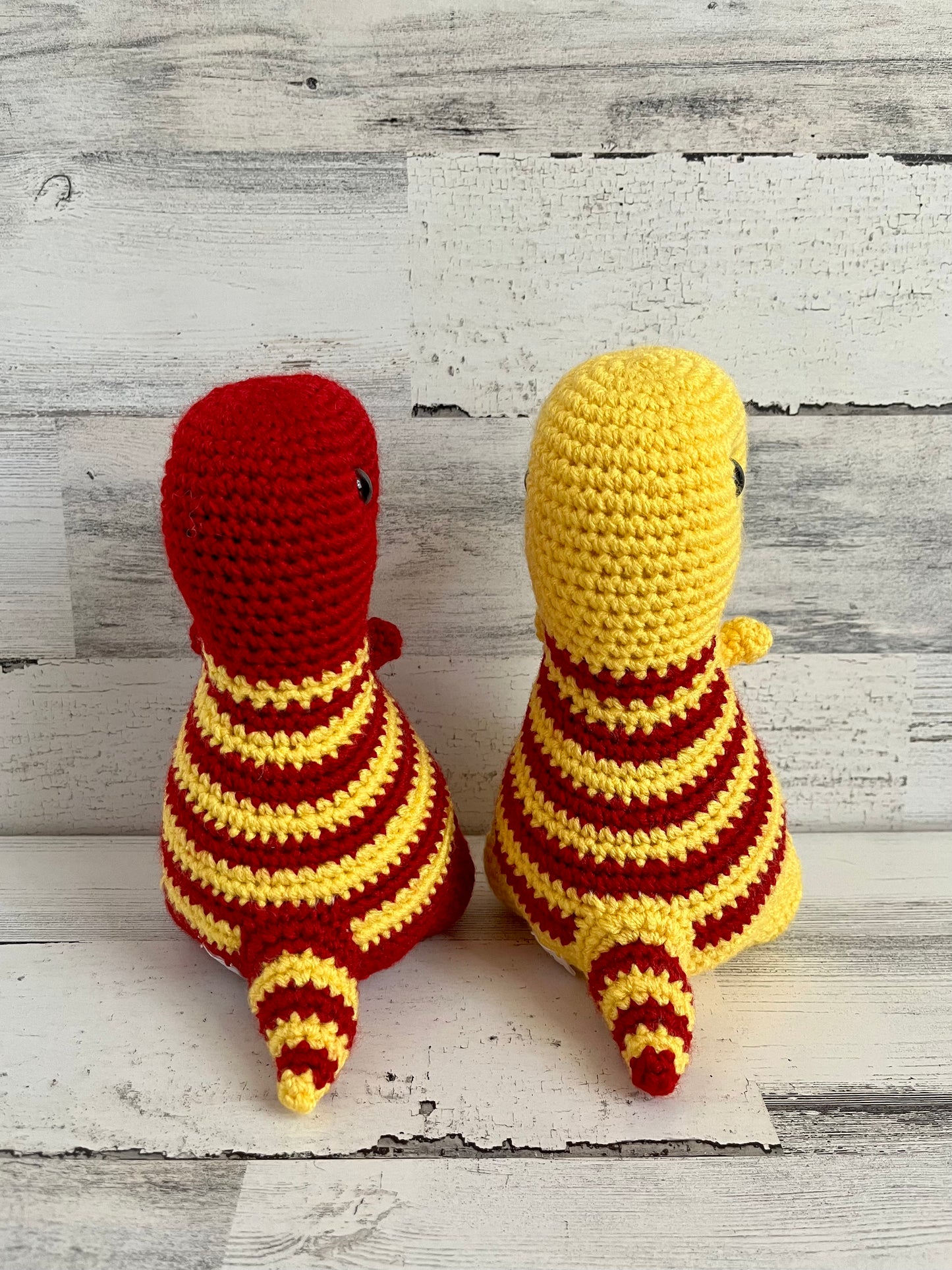 Red & Yellow - Chubby Dinosaur