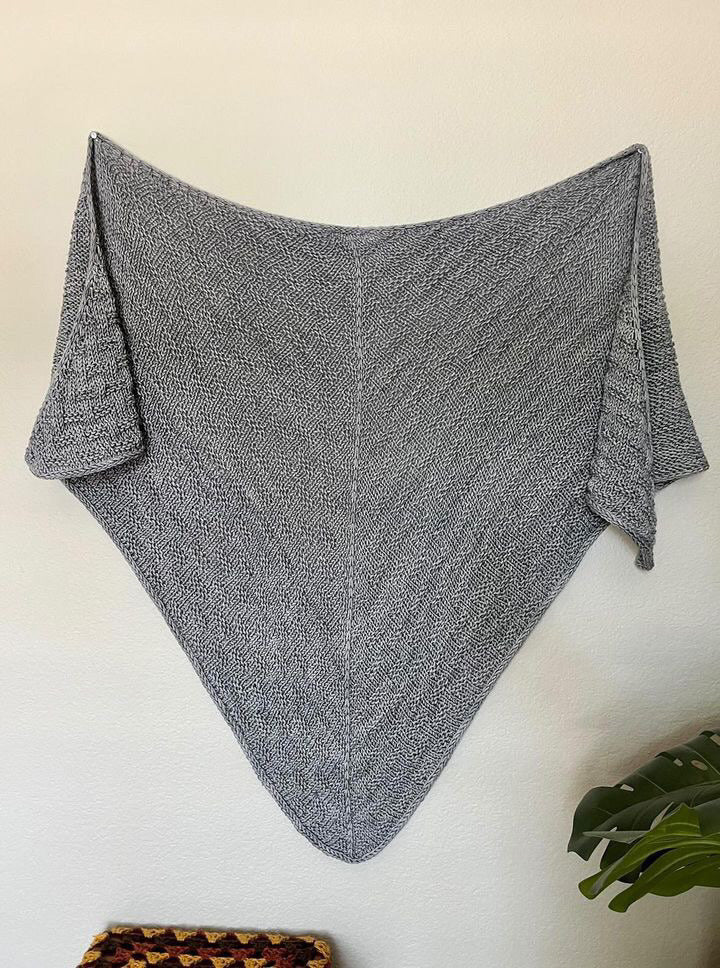 Lightly Woven Shawl - Knitting