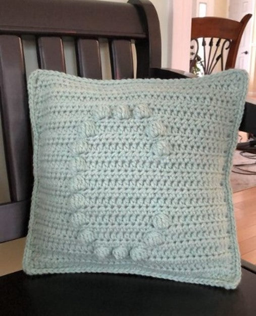 PDF Pattern - The Bobble Letter Pillow - Crochet