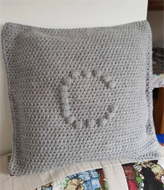 PDF Pattern - The Bobble Letter Pillow - Crochet