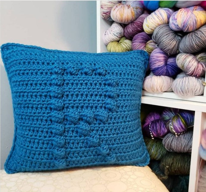 PDF Pattern - The Bobble Letter Pillow - Crochet