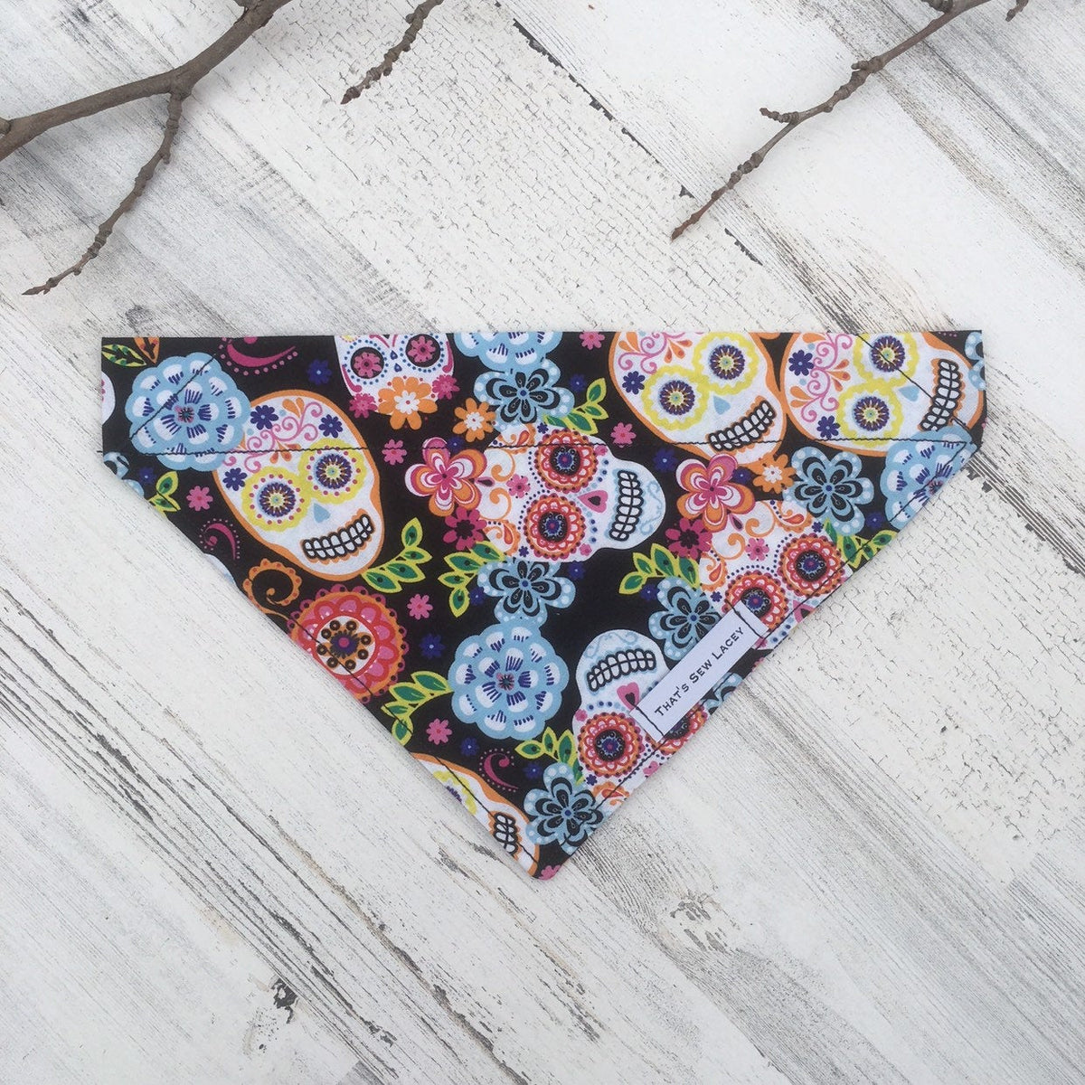 Sugar Skulls - Slip On Pet Bandana