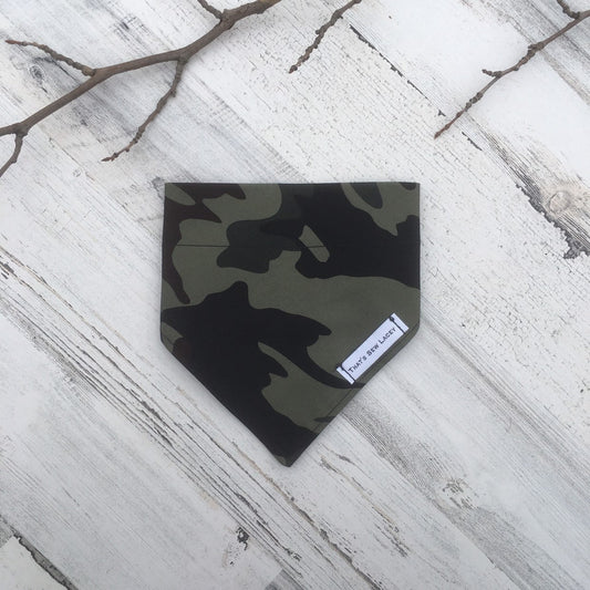 Classic Camouflage - Slip On Pet Bandana