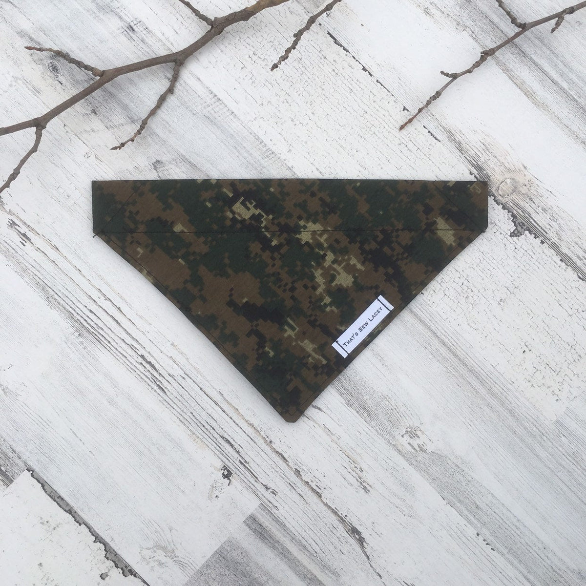 Modern Camouflage - Slip On Pet Bandana