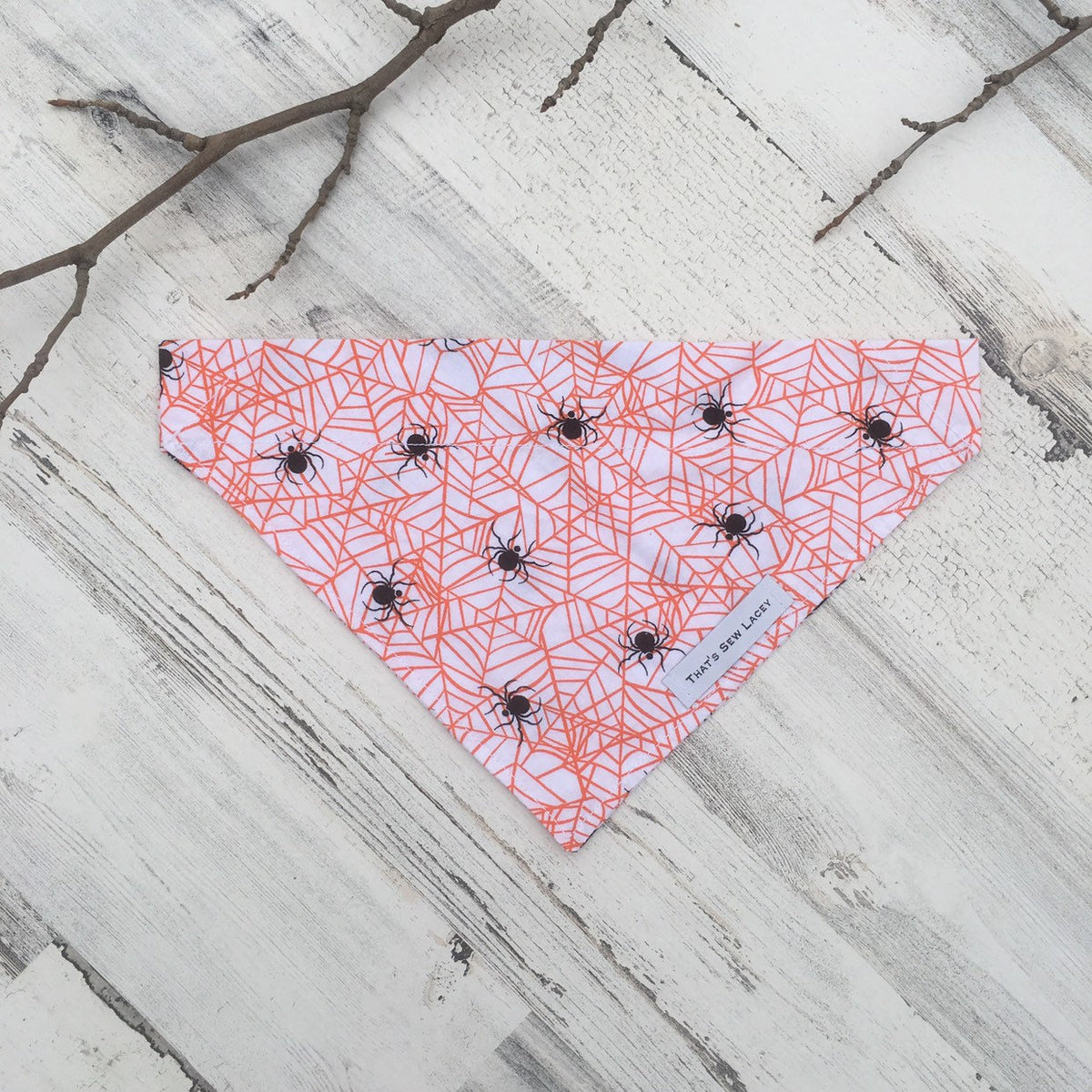 Spider Webs - Slip On Pet Bandana