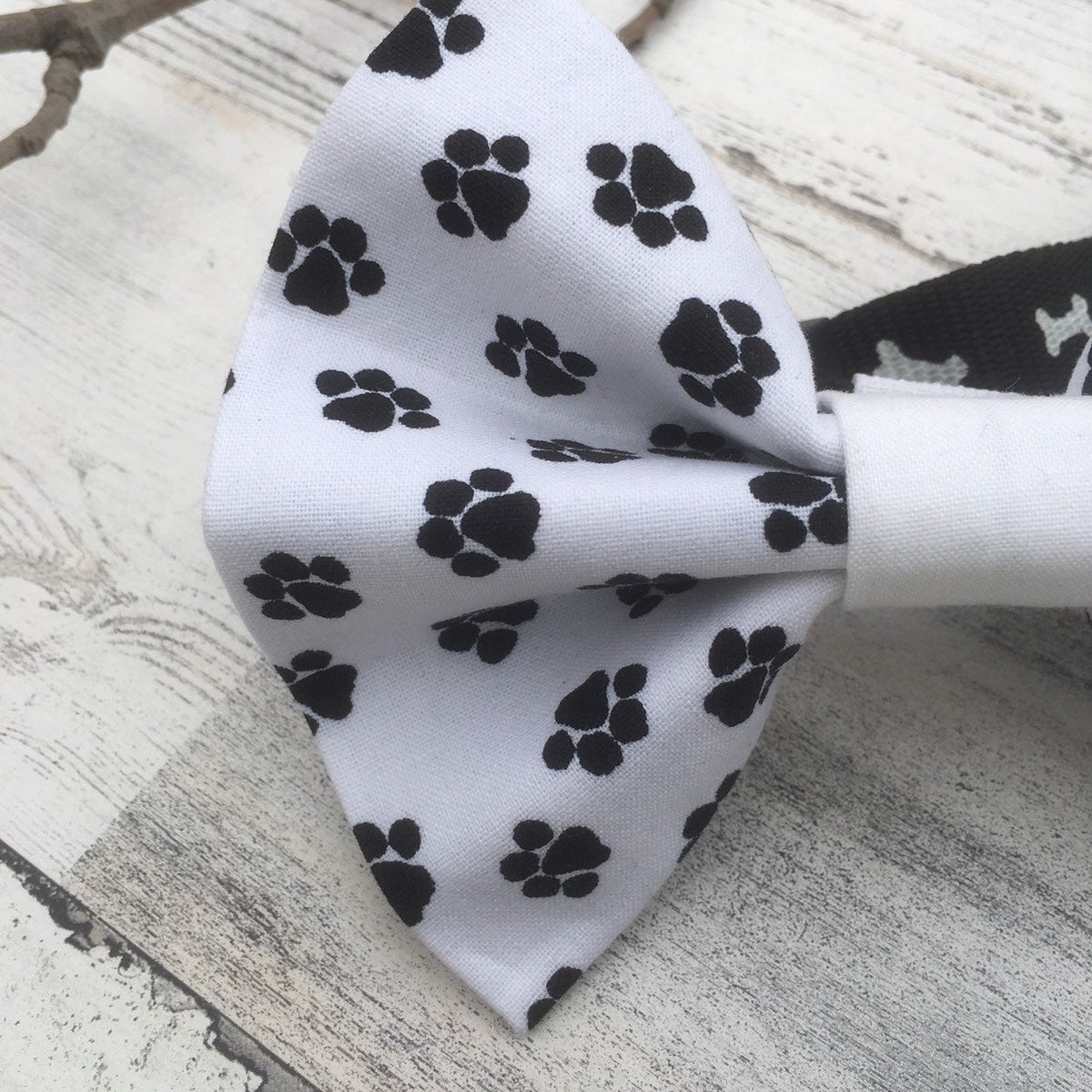 Paw Prints - Slip On Bow Tie