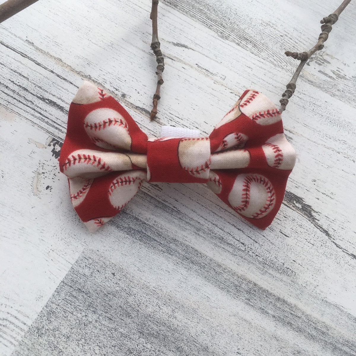 Vintage Baseball - Slip On Bow Tie