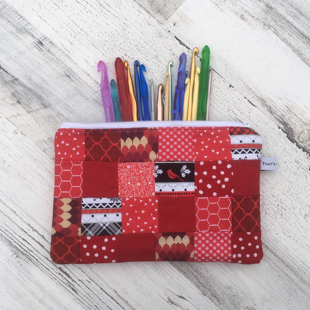 Quilted Zipper Pouches