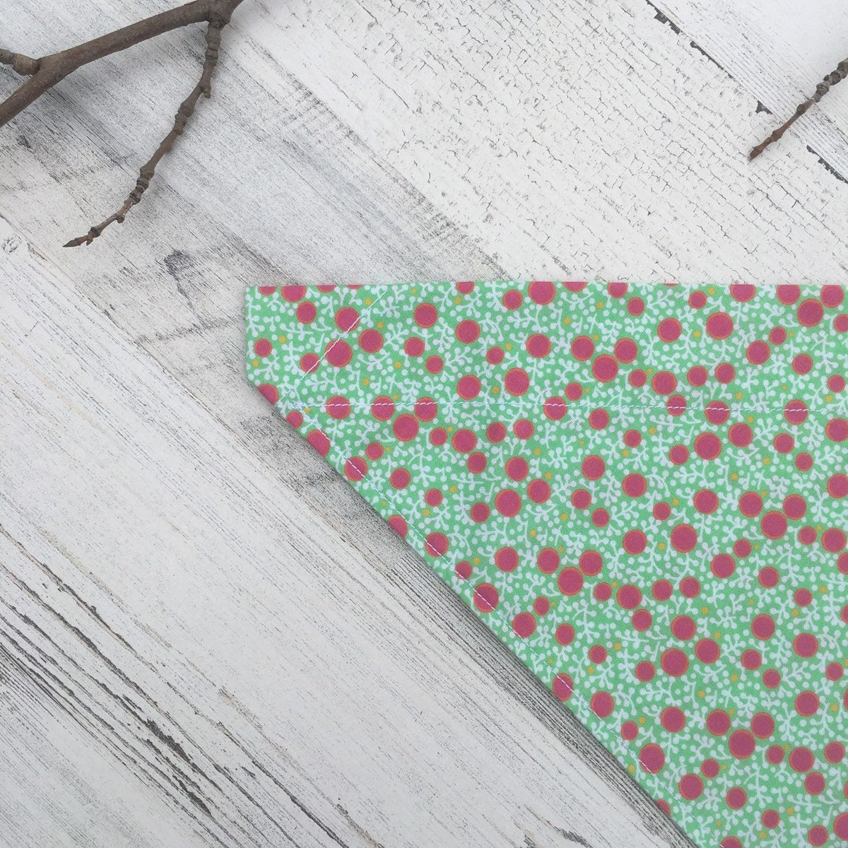 Green Berries - Slip On Pet Bandana