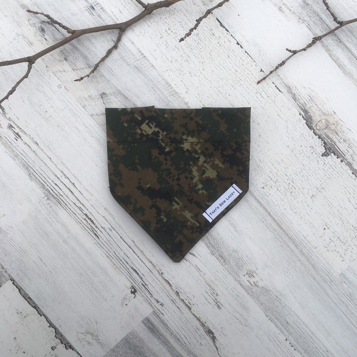 Modern Camouflage - Slip On Pet Bandana