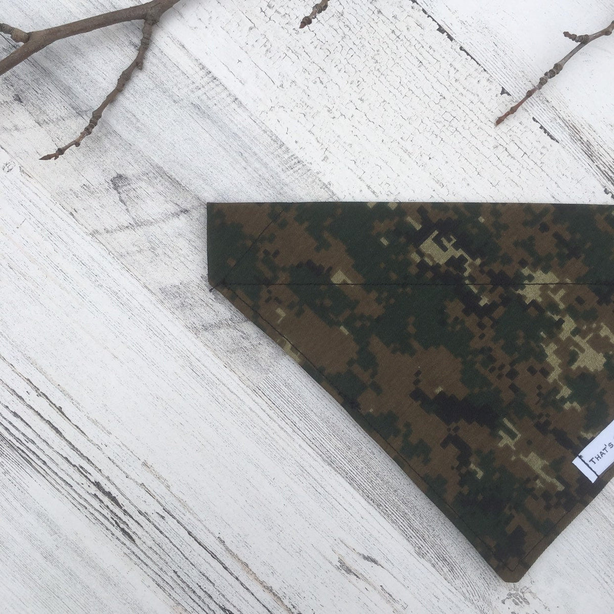 Modern Camouflage - Slip On Pet Bandana