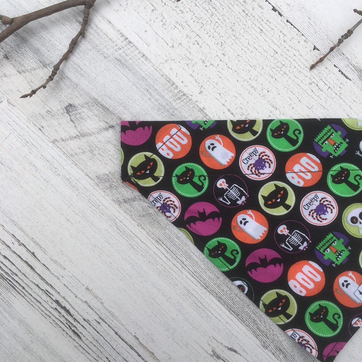 Halloween Dots - Slip On Pet Bandana