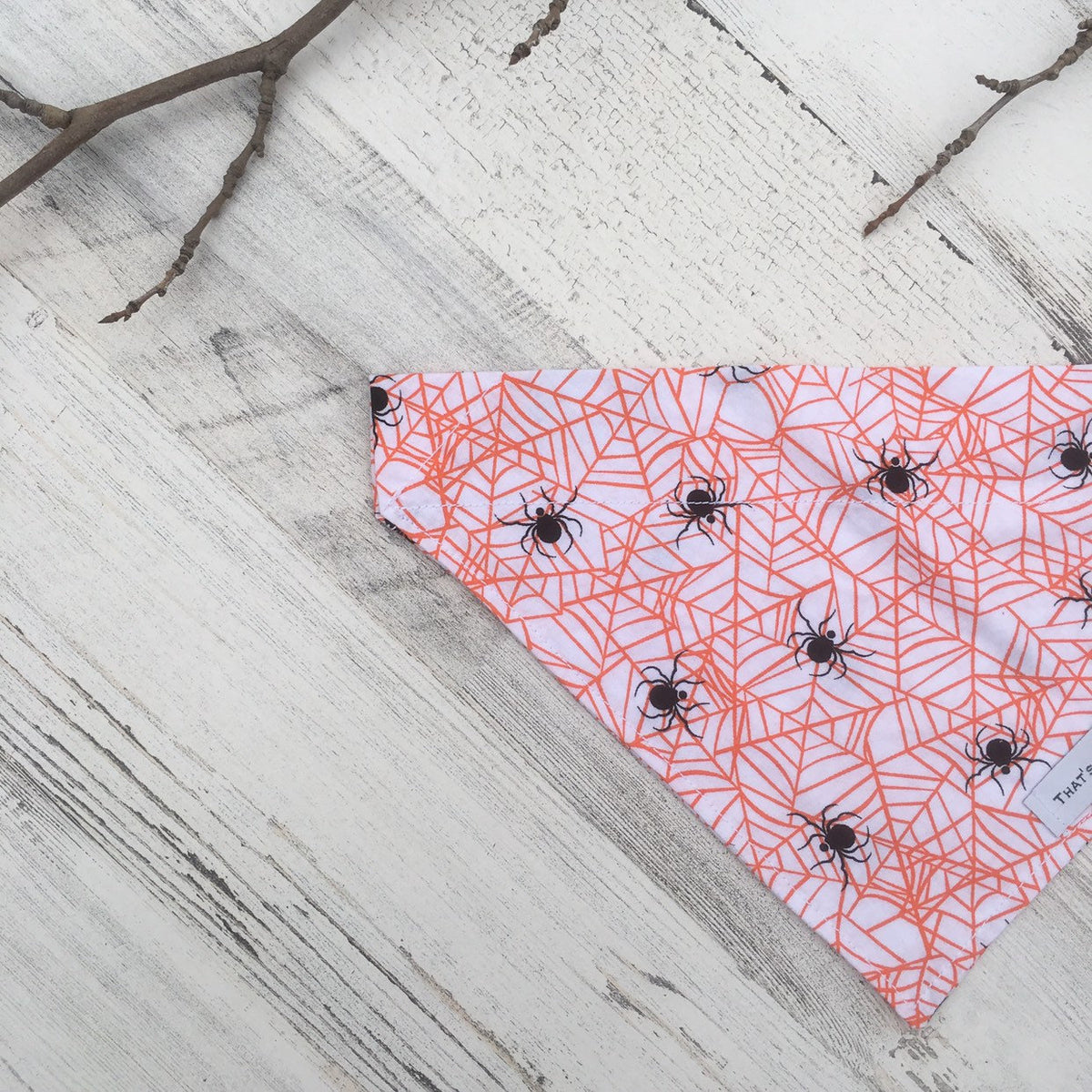 Spider Webs - Slip On Pet Bandana