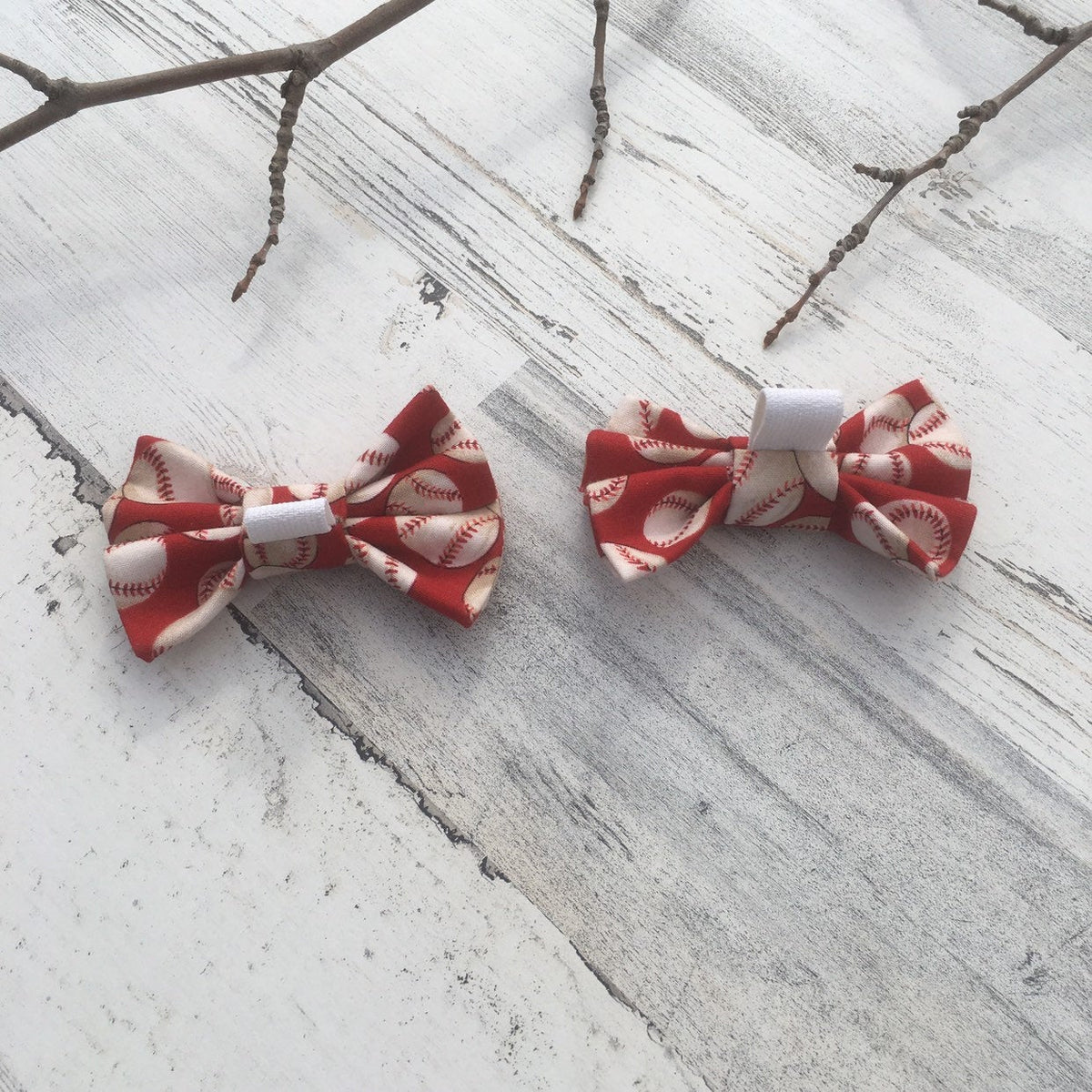 Vintage Baseball - Slip On Bow Tie
