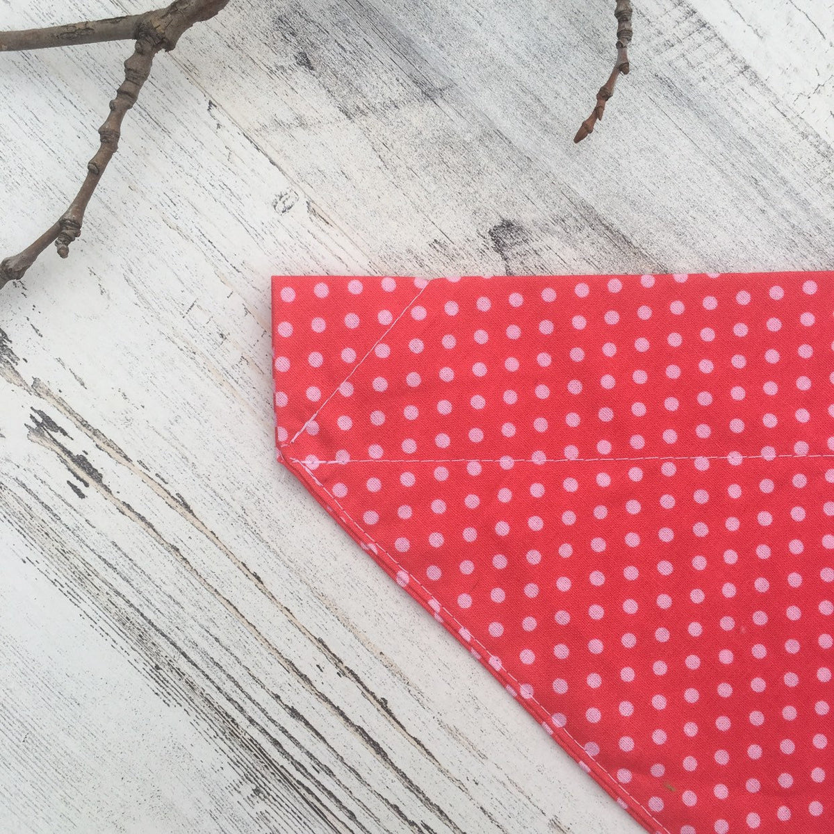 Pink Polka Dots - Slip On Pet Bandana