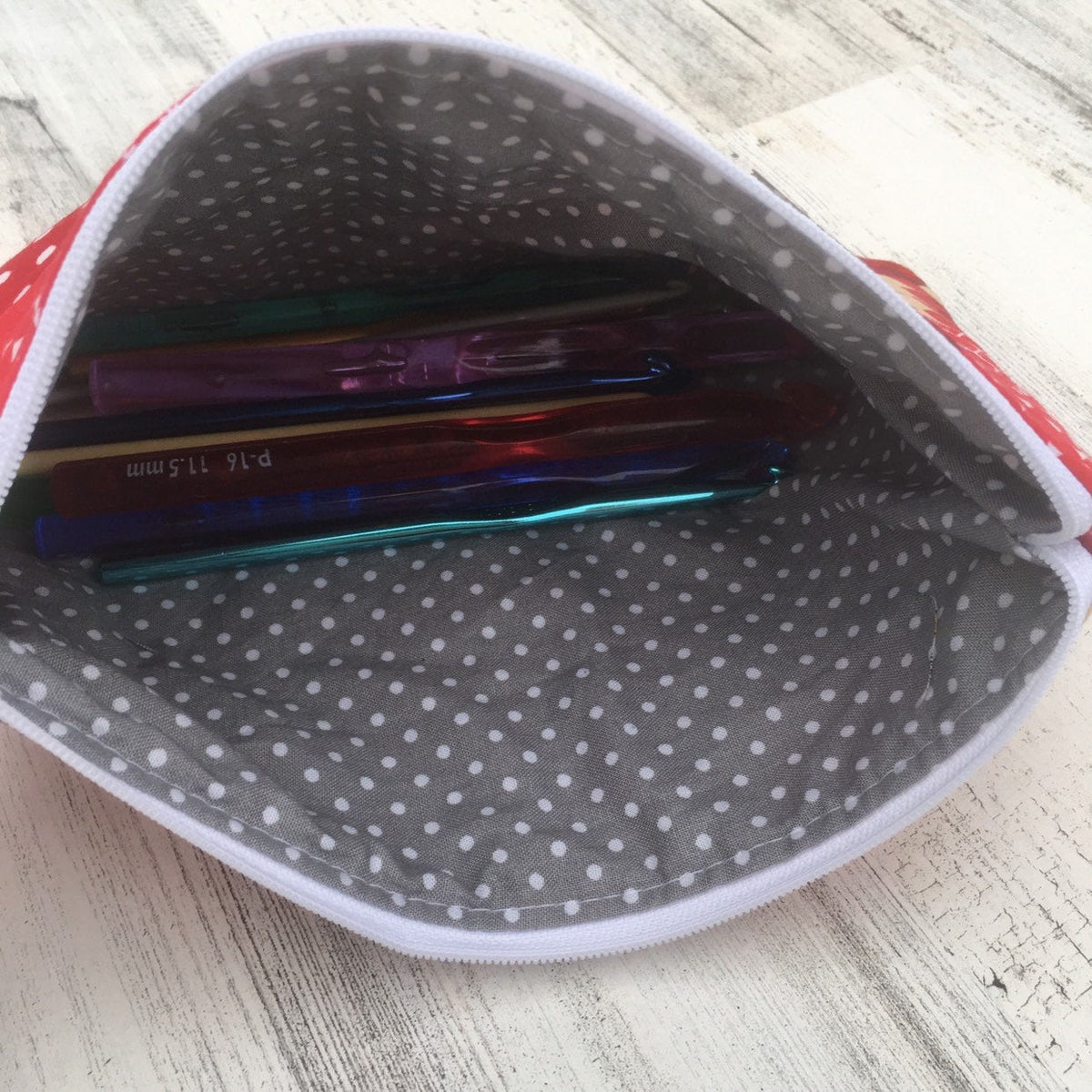 Quilted Zipper Pouches