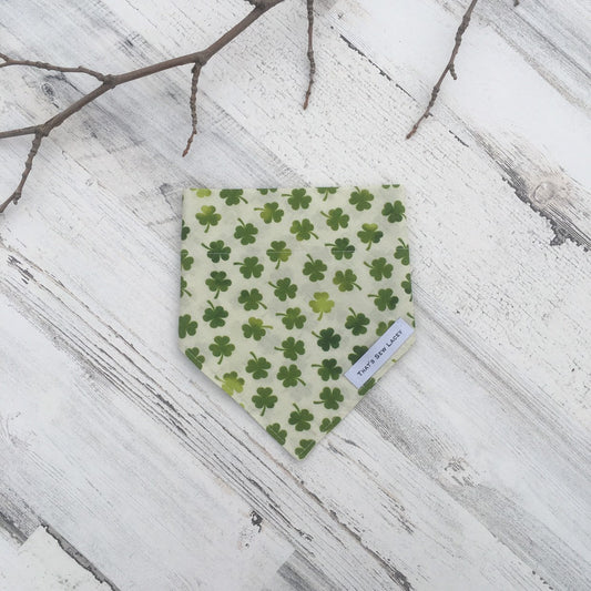 Shamrocks - Slip On Pet Bandana