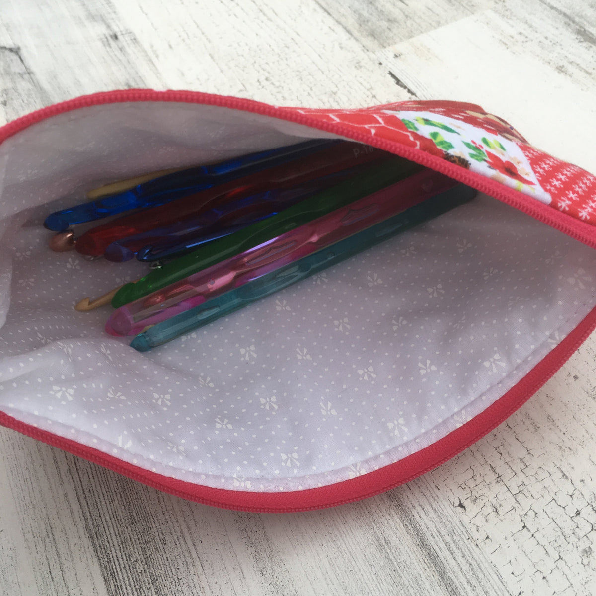 Quilted Zipper Pouches