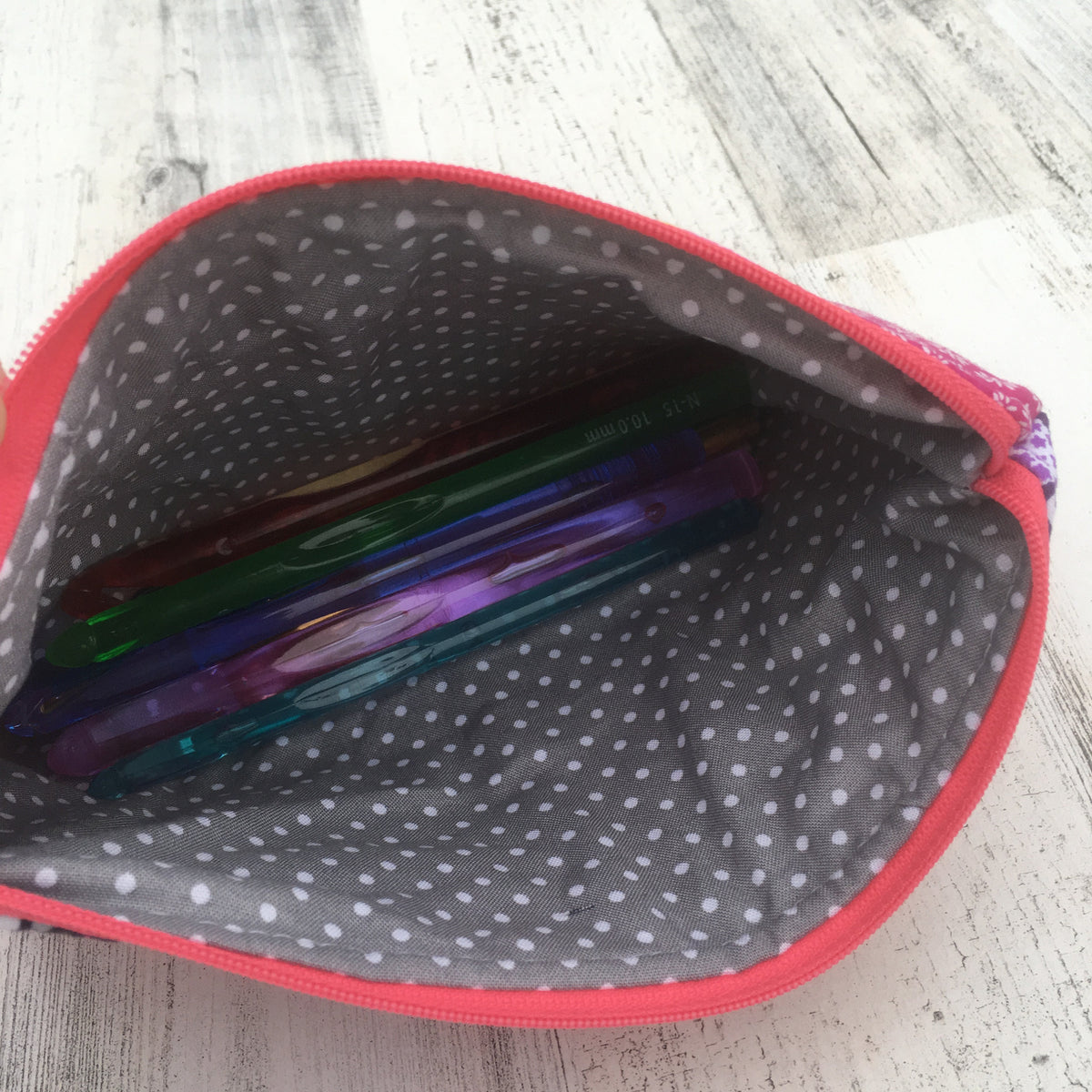 Quilted Zipper Pouches