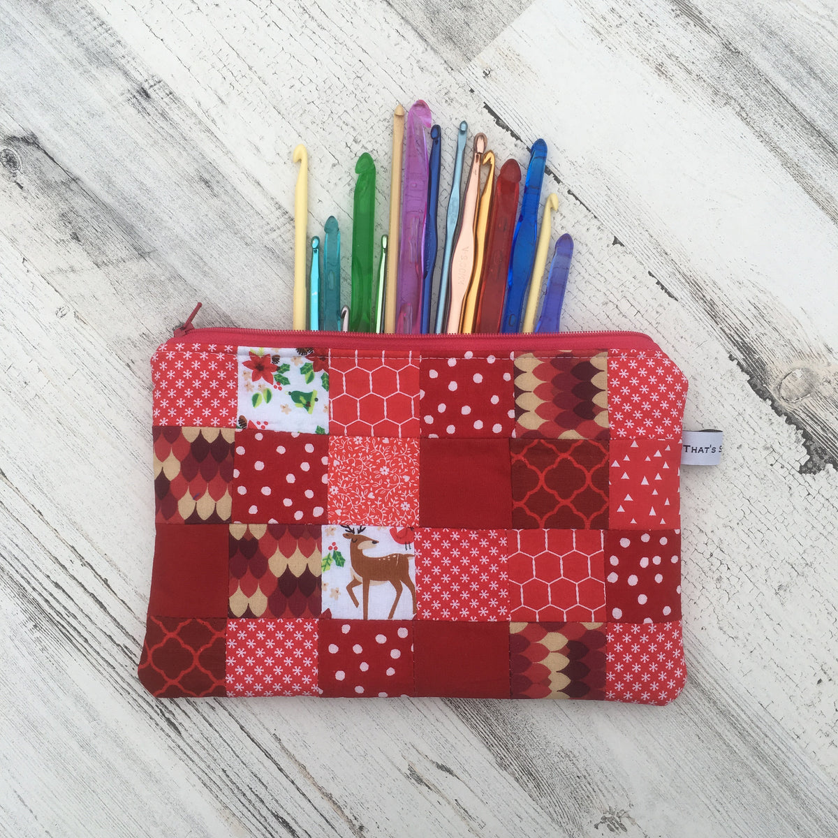 Quilted Zipper Pouches