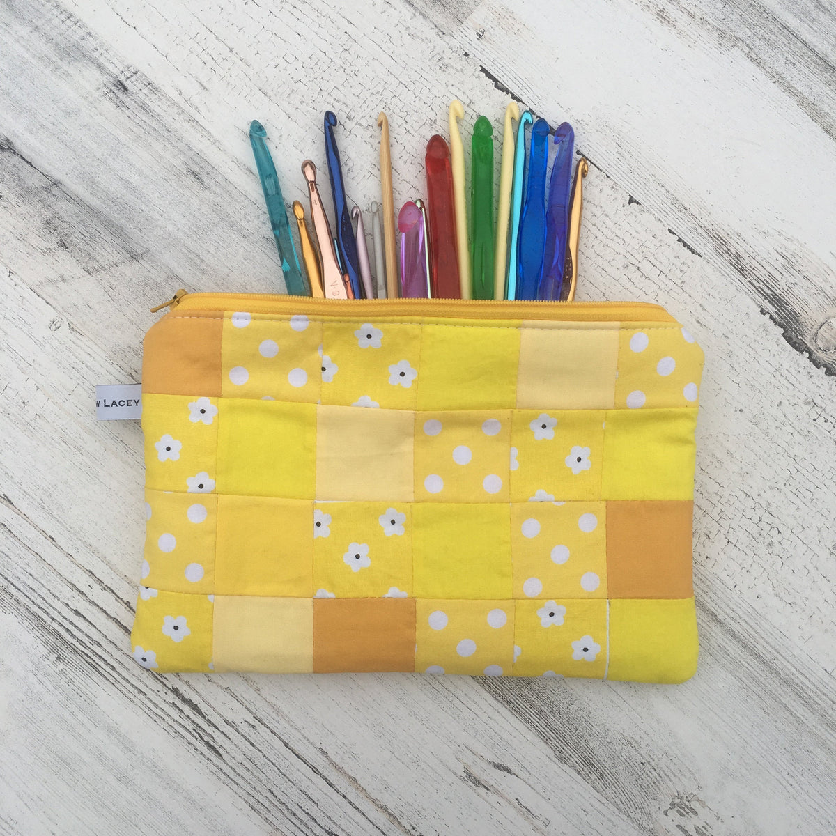 Quilted Zipper Pouches