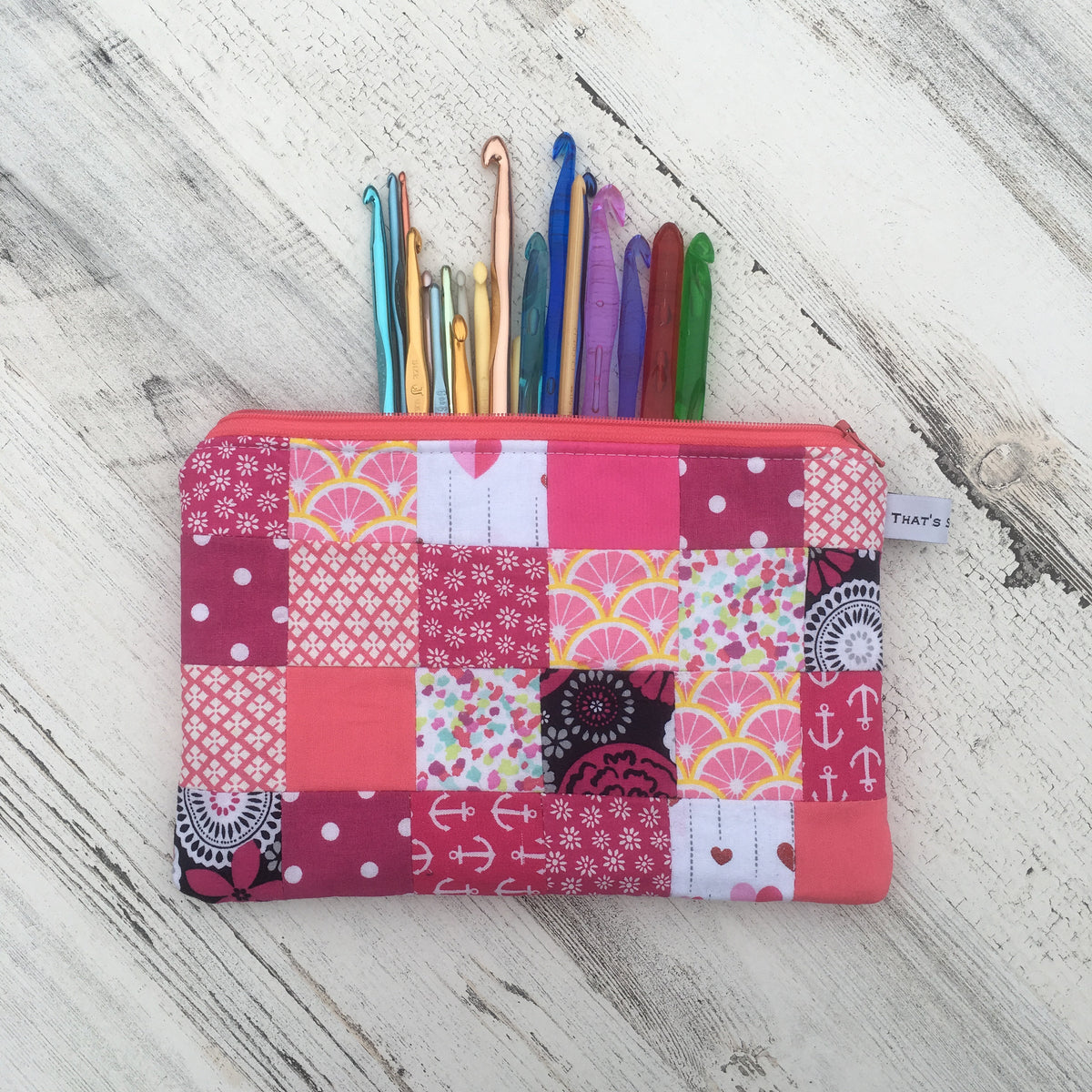 Quilted Zipper Pouches