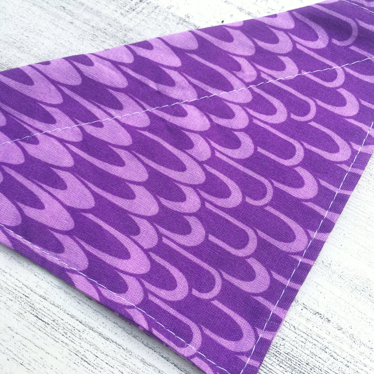 Purple Scales - Slip On Pet Bandana