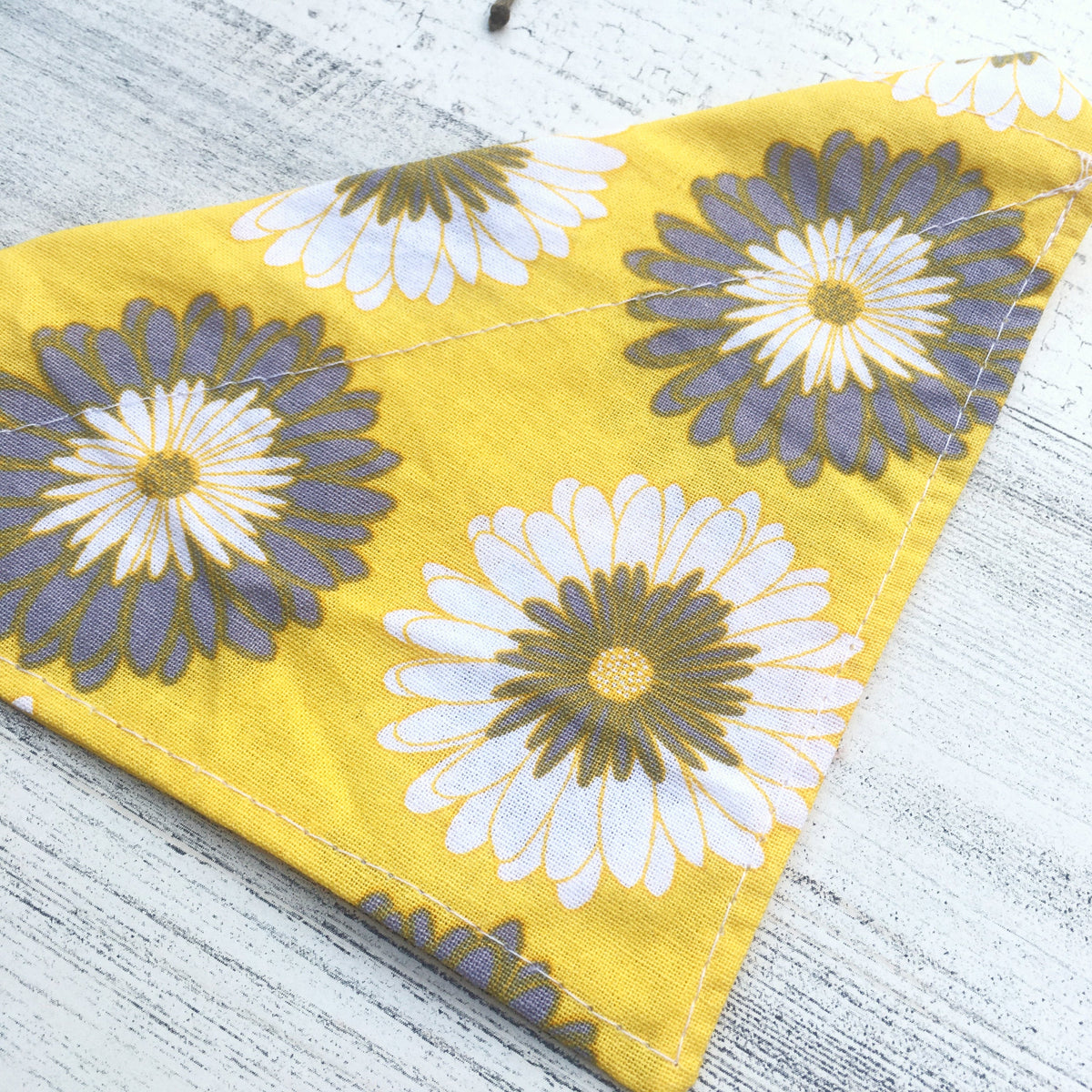 Yellow Daisy - Slip On Pet Bandana